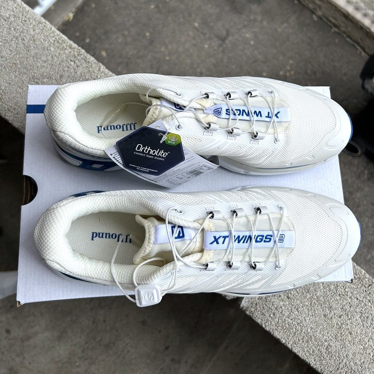 JJJJound × Salomon Salomon XT-Wings 2 JJJJound Lapis Blue Size US 11.5 / EU 44-45 - 4 Thumbnail