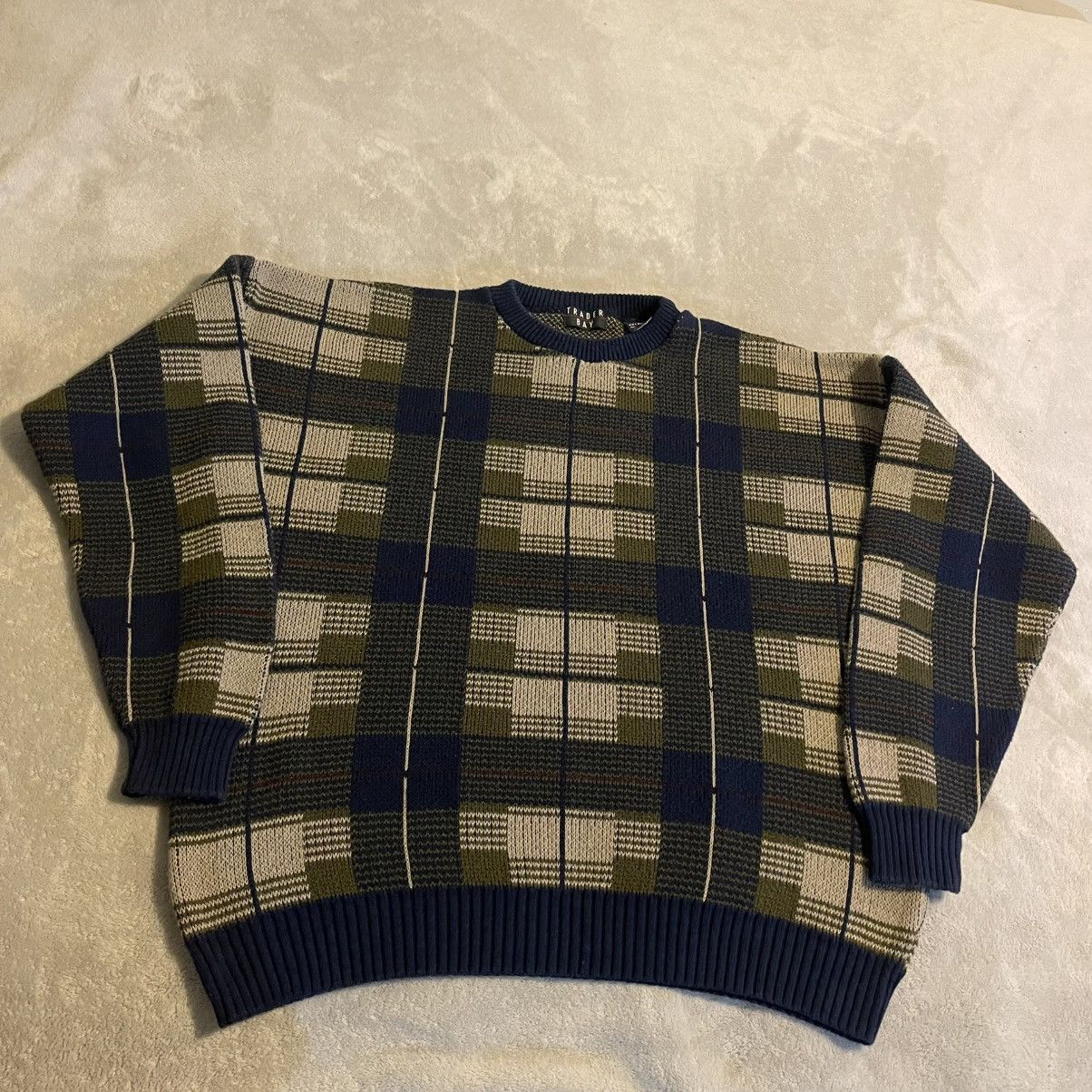 Trader Bay Vintage Trader Bay Sweater Men 2XL Knit Pullover 90s Size US XXL / EU 58 / 5 - 1 Thumbnail