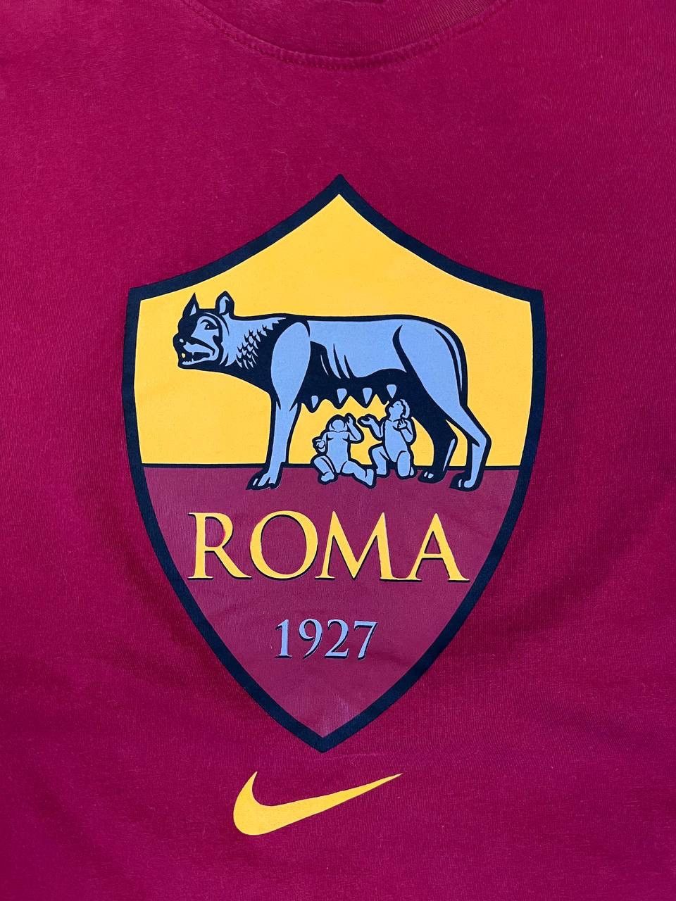 Nike AS Roma 2020/2021 Cotton Nike Maglia T shirt Football Red M Size US M / EU 48-50 / 2 - 10 Thumbnail