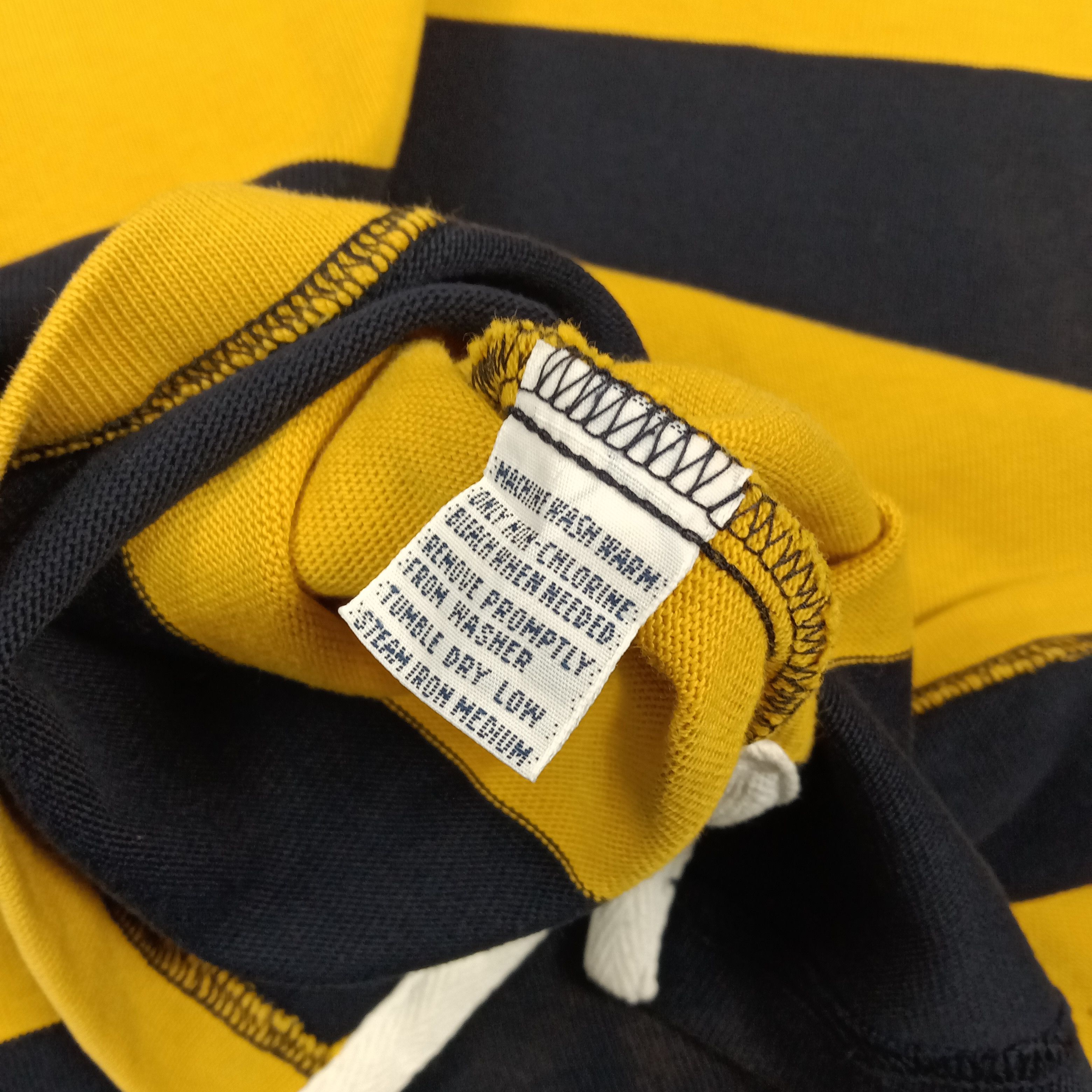 Polo Ralph Lauren Polo Ralph Lauren Striped Rugby Shirt E1A1 Size US XXL / EU 58 / 5 - 7 Thumbnail