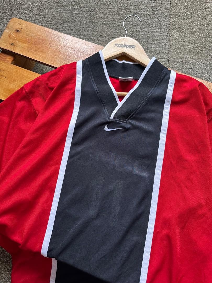 Nike VINTAGE NIKE CENTER SWOOSH JERSEY Size US L / EU 52-54 / 3 - 3 Thumbnail