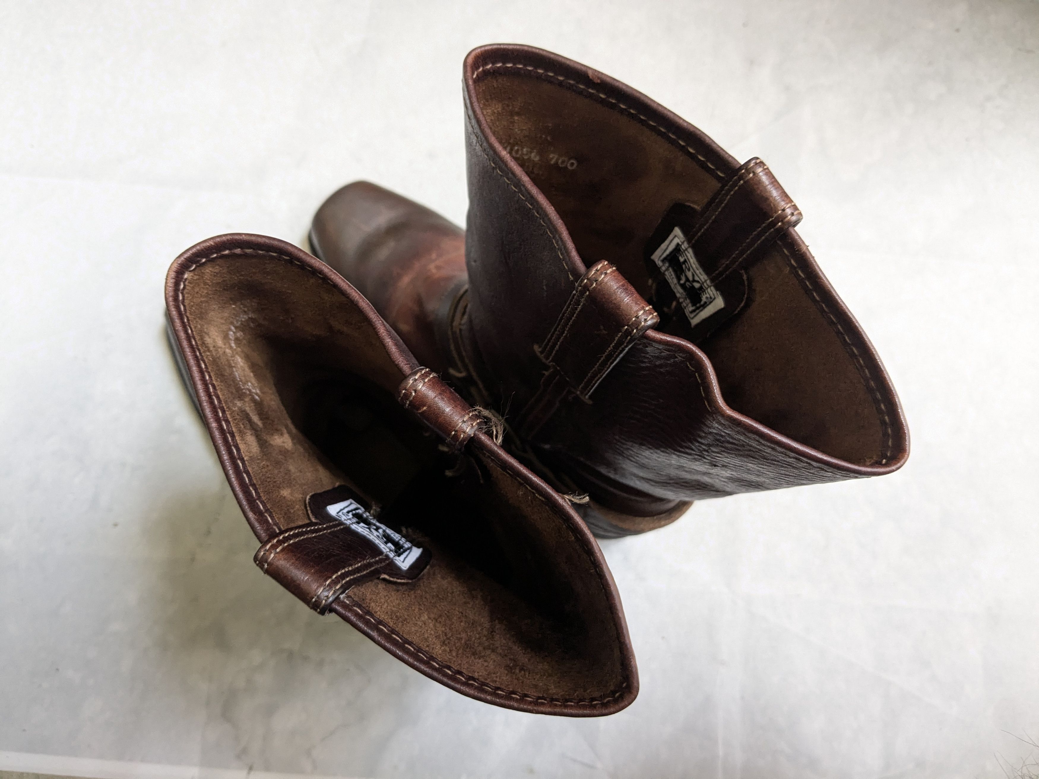 Frye Frye Harness Boots Brown Leather 10 M Buckle Size US 10 / EU 43 - 10 Thumbnail