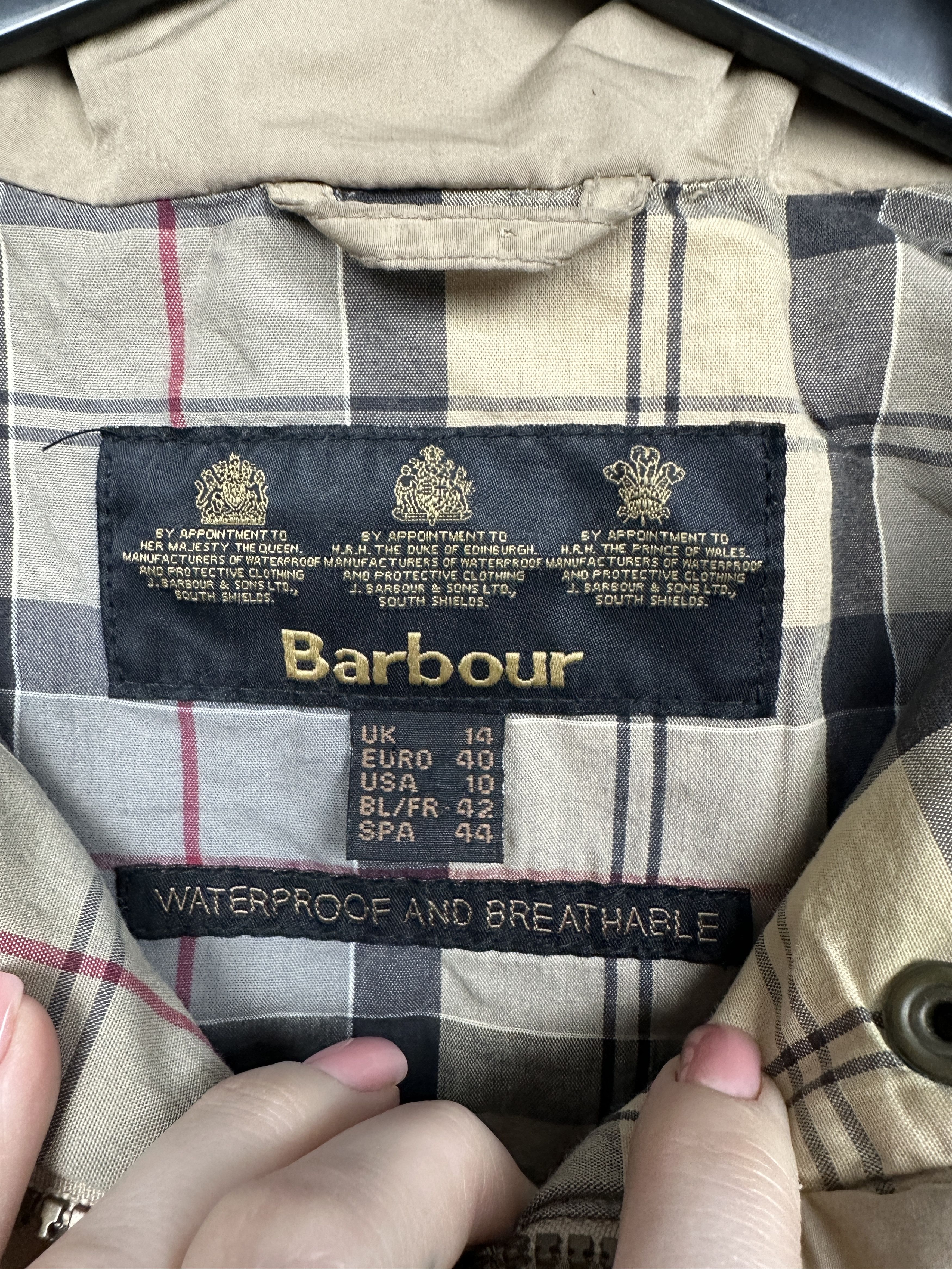 Barbour Barbour Featherweight Womens Waterproof Jacket Size L / US 10 / IT 46 - 3 Thumbnail