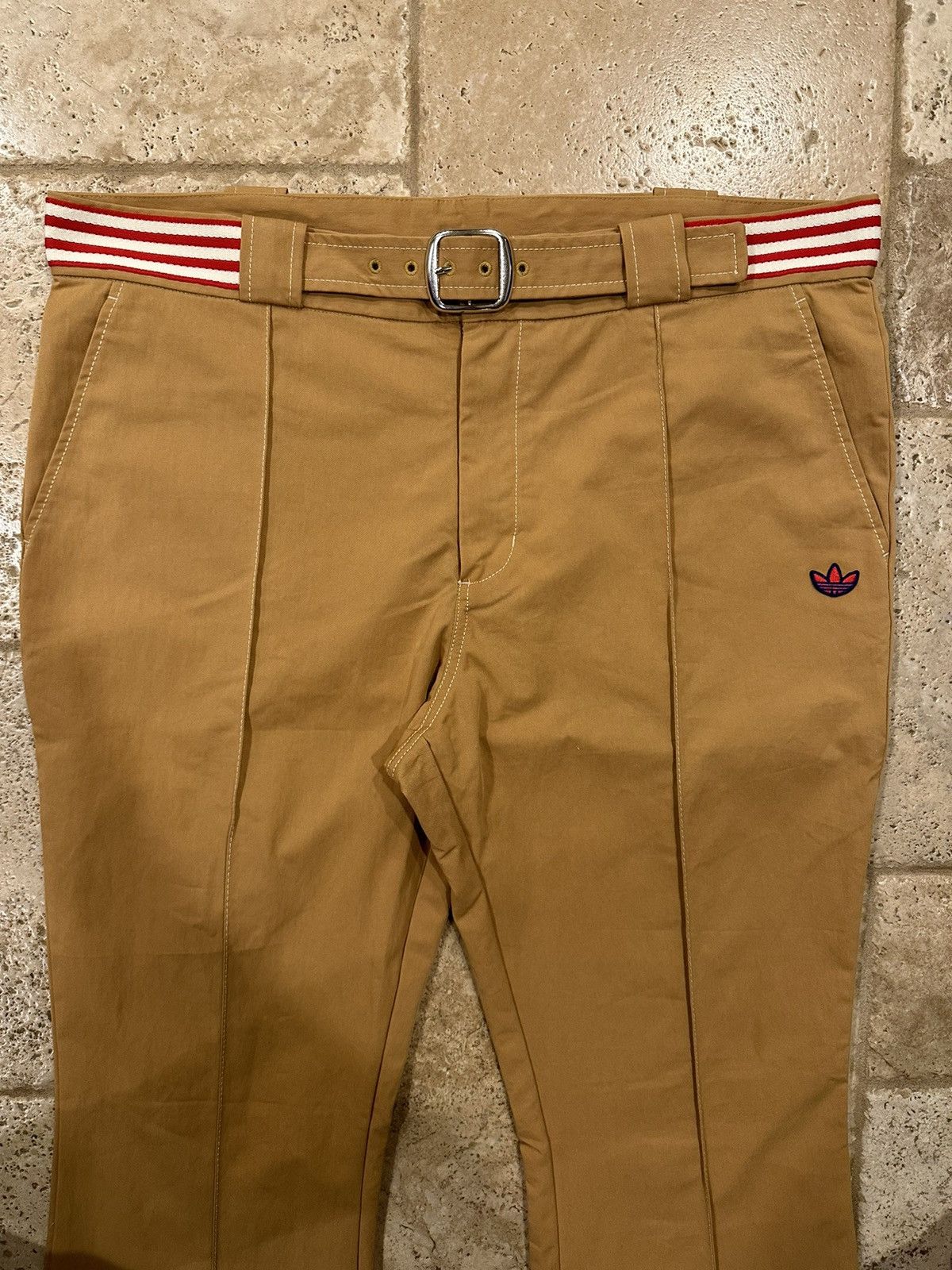 Adidas × Wales Bonner Wales Bonner x Adidas Belted Flare Chino Pants Size US 36 / EU 52 - 4 Thumbnail