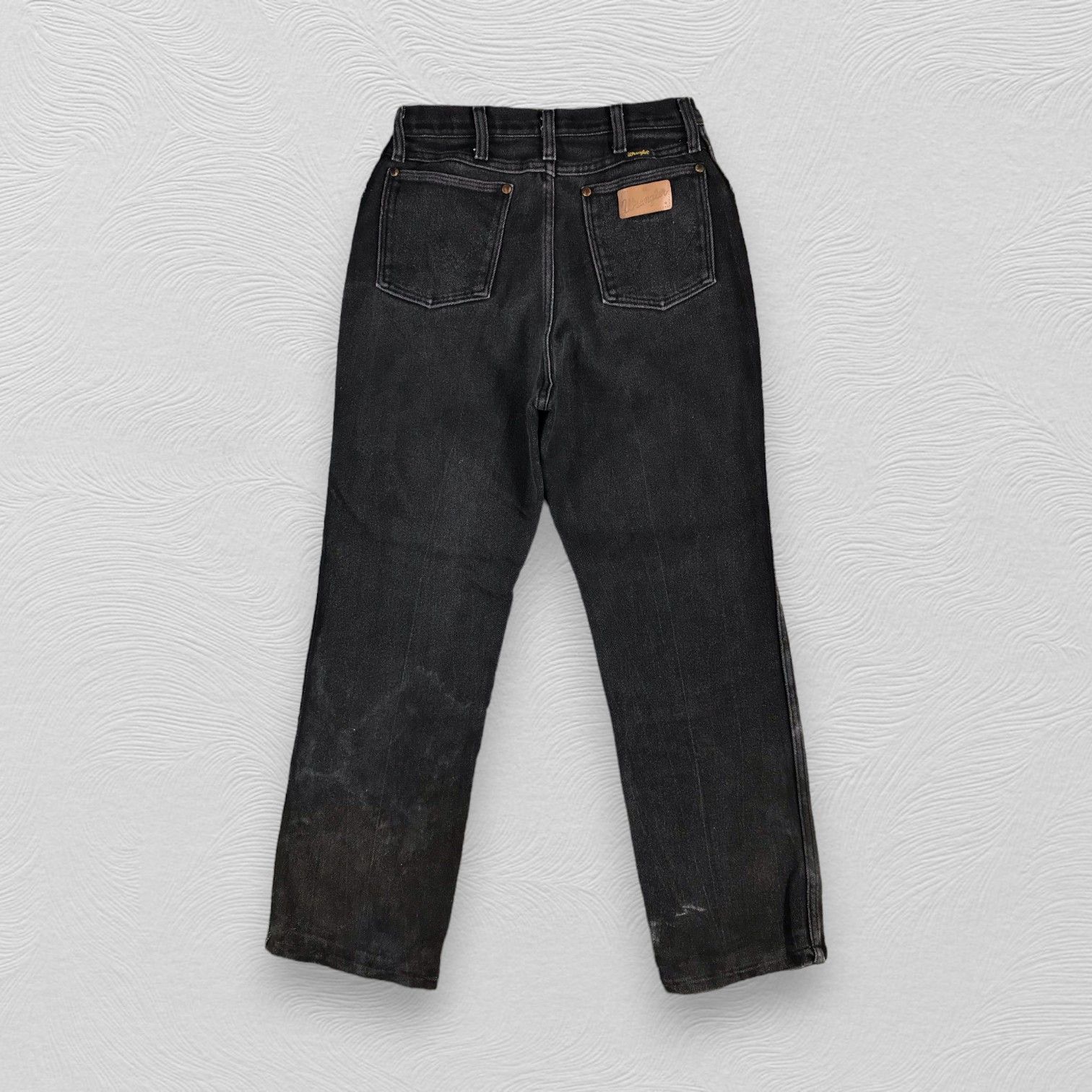 Vintage Vintage 80s Wrangler Jeans Faded Black Denim KJ1084 Size US 28 / EU 44 - 2 Thumbnail