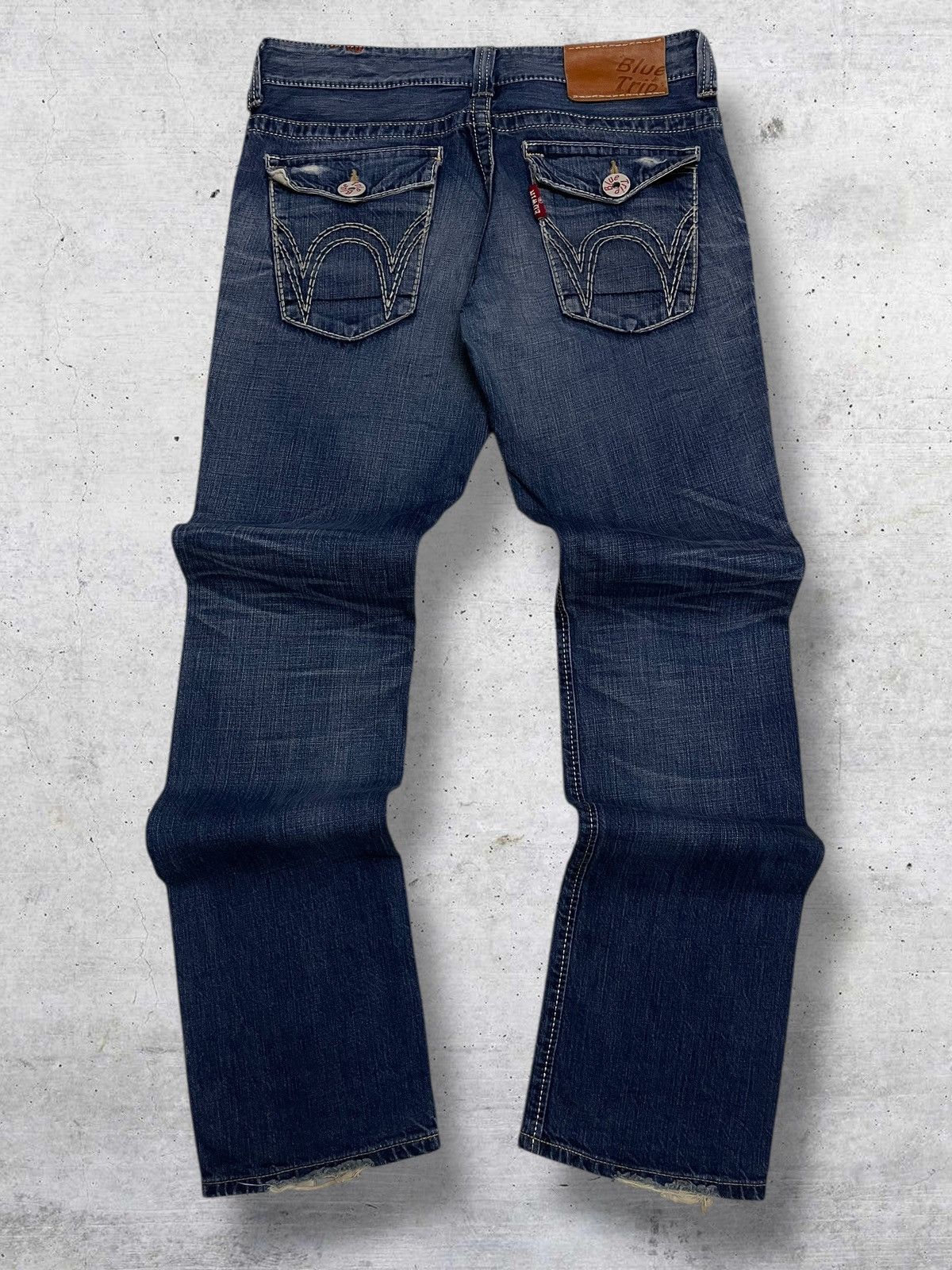 Edwin VINTAGE EDWIN BLUE TRIP JAPAN DESIGNER FAMOUS STYLISH DENIM Size US 32 / EU 48 - 9 Thumbnail