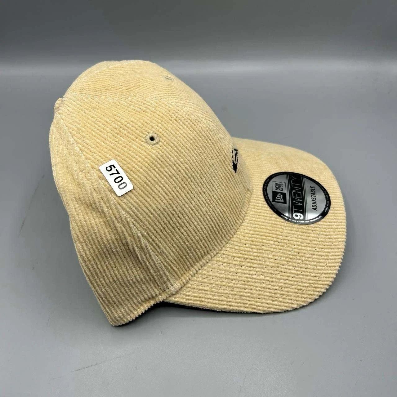 New Era Quiksilver Hat Men Beige Corduroy Strap Back Cotton Size ONE SIZE - 8 Thumbnail