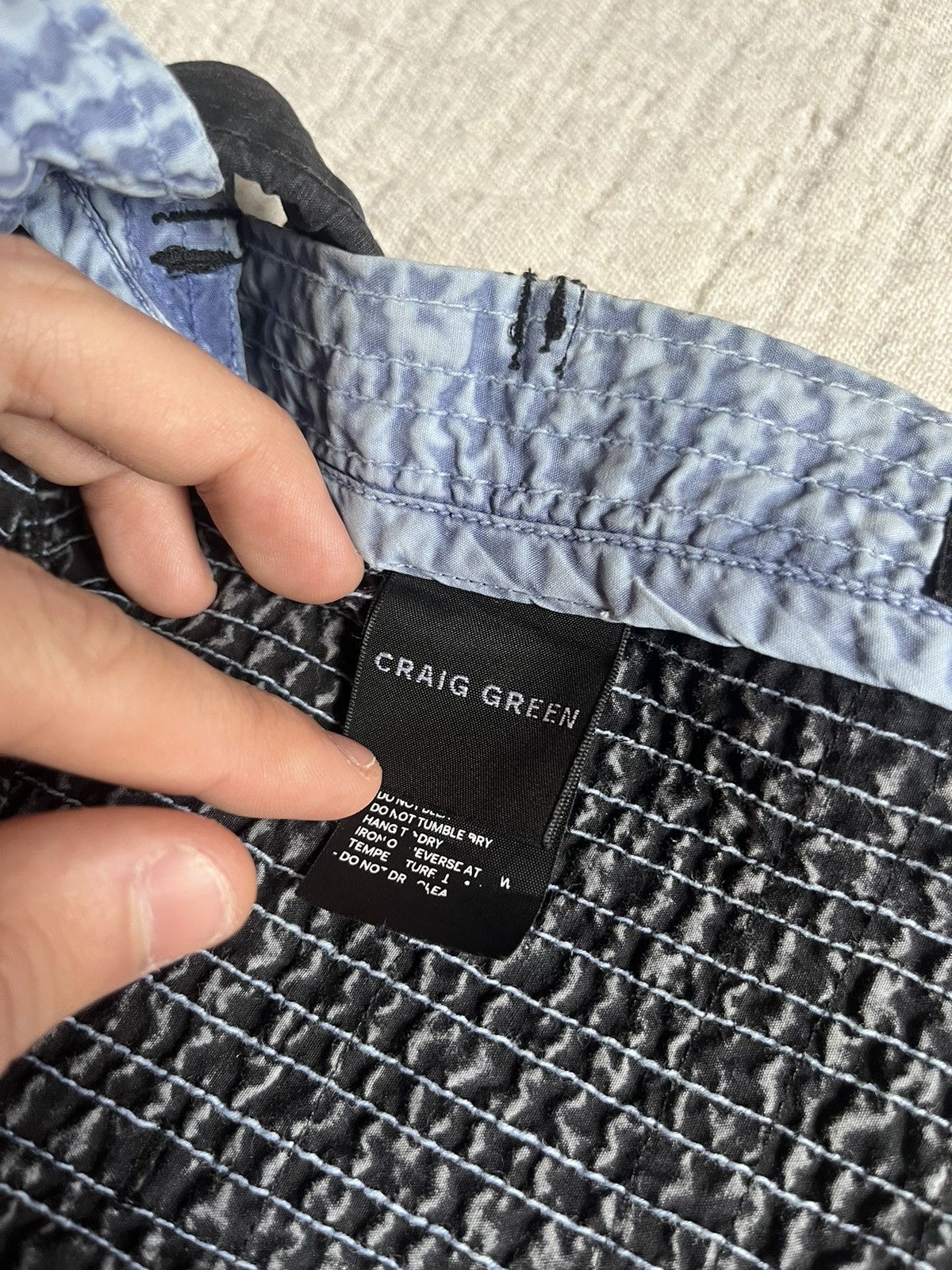 Craig Green Craig Green Quilted Acid-Washed Vest – Runway Piece (FW19) Size US M / EU 48-50 / 2 - 9 Thumbnail