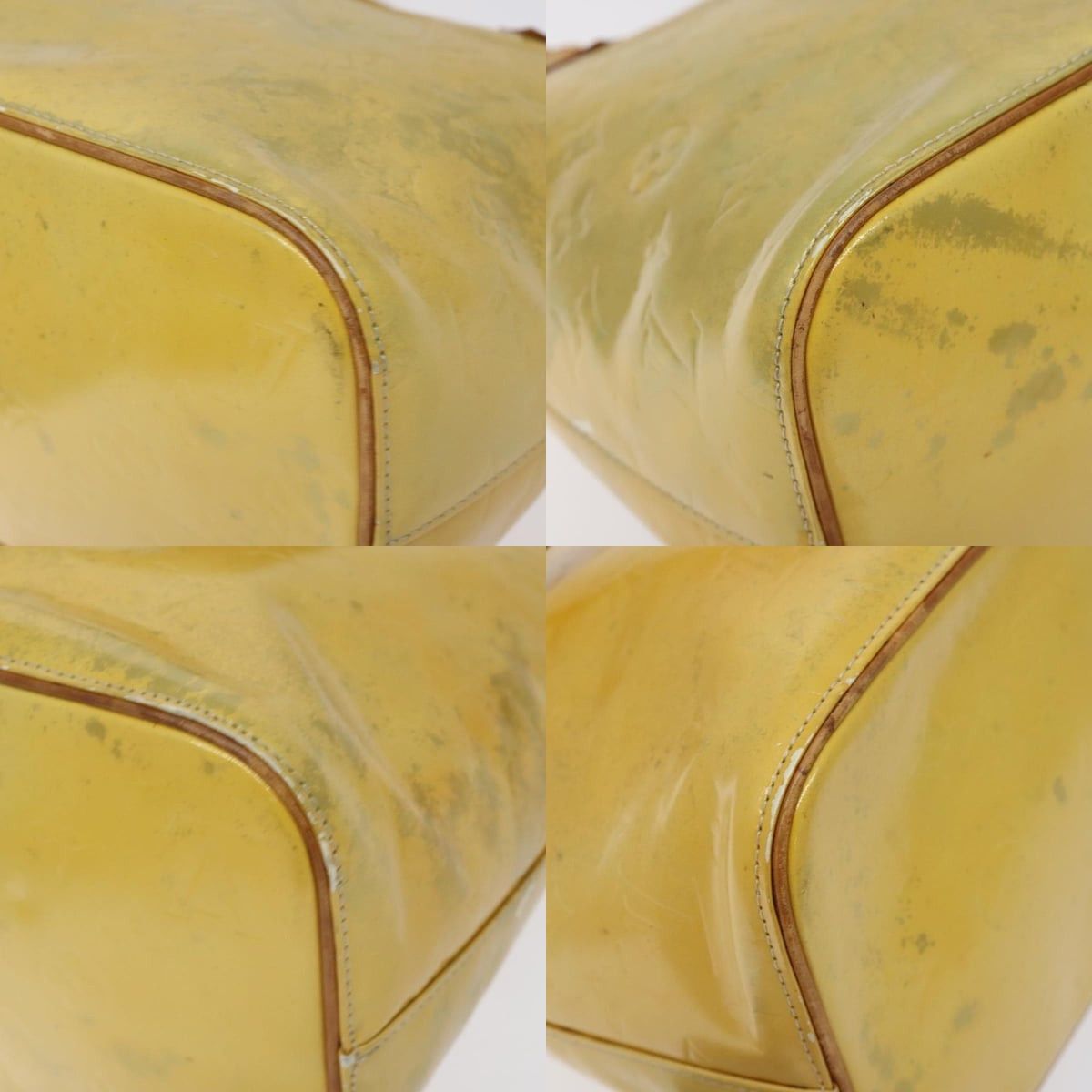 Louis Vuitton LOUIS VUITTON Monogram Vernis Houston Hand Bag Gris M91053 Size ONE SIZE - 10 Thumbnail
