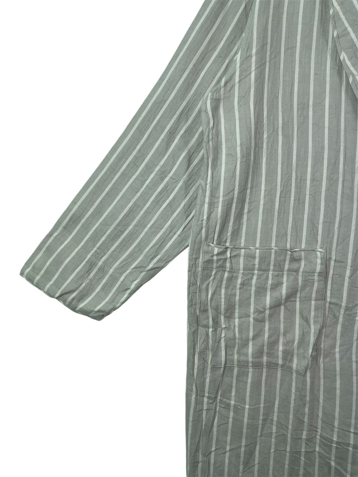 Yohji Yamamoto Y’s For Living overcoat stripes twin pocket Size US L / EU 52-54 / 3 - 4 Thumbnail