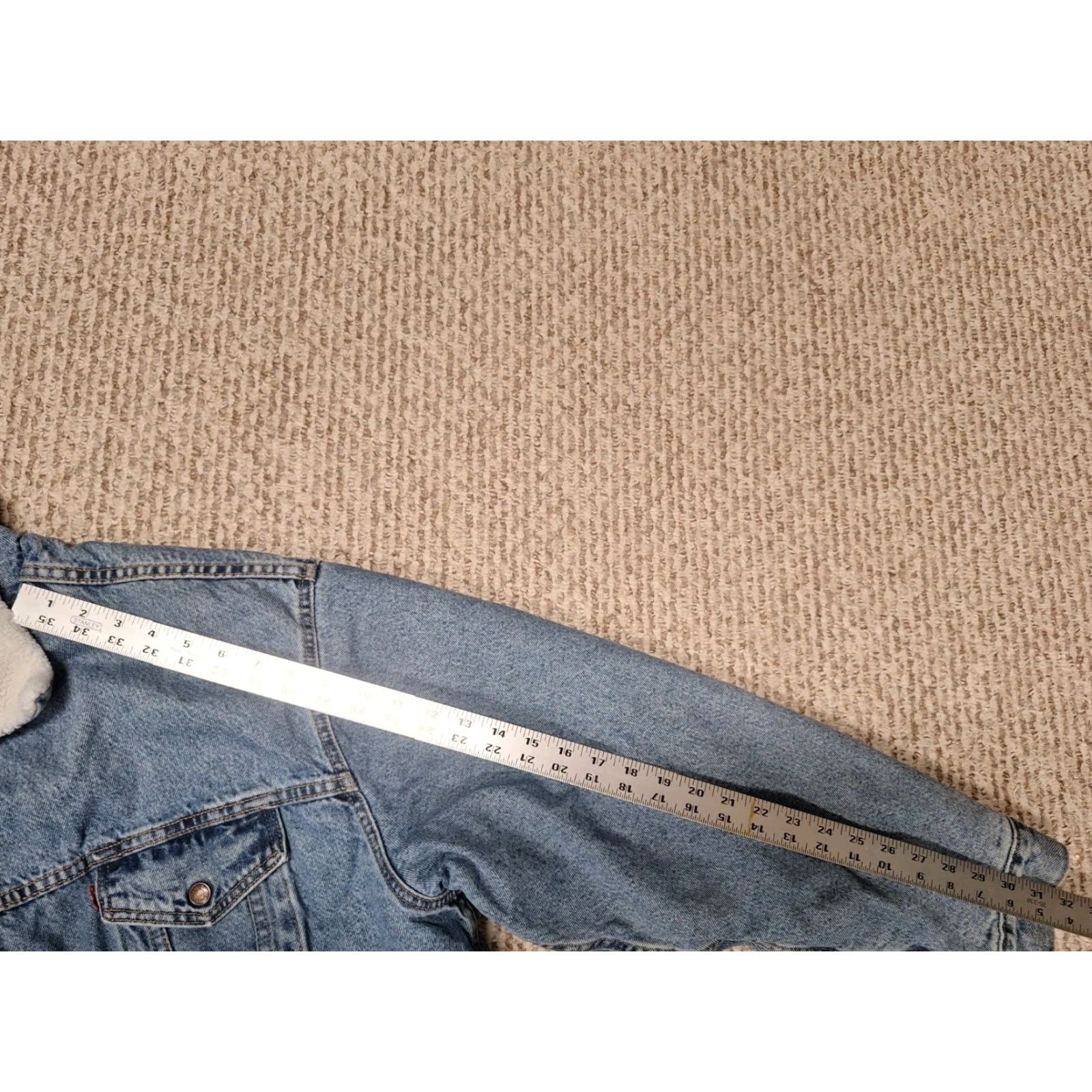 Levi's Levi's Jacket Sherpa Trucker Men XL Denim Blue Rock Casual Active Size US XL / EU 56 / 4 - 7 Thumbnail