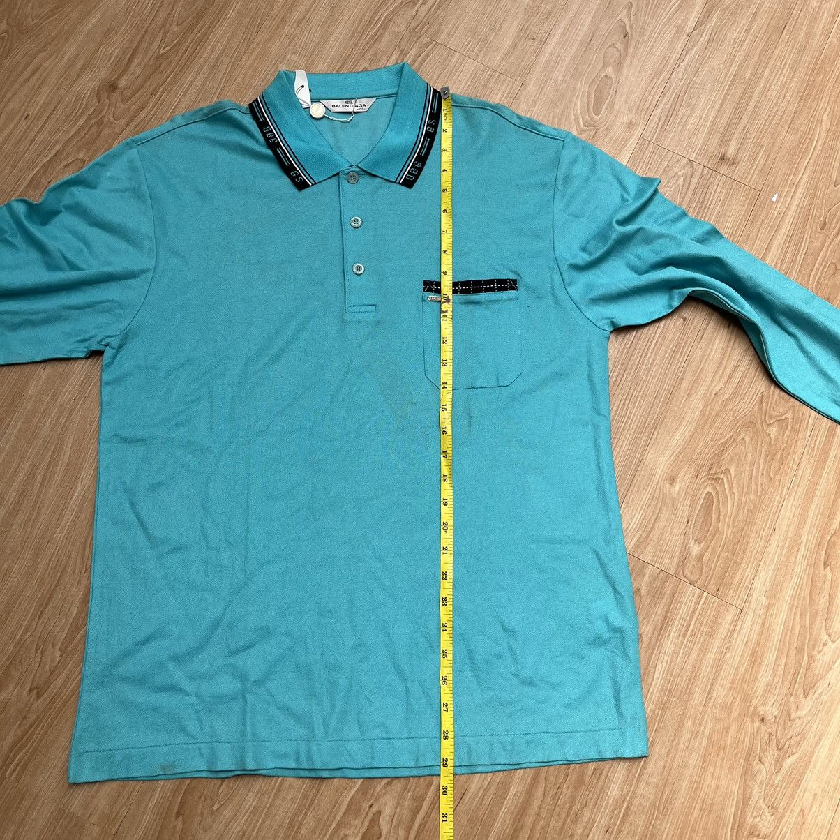Balenciaga Vintage Dead Stock Balenciaga Polo Shirt Size US L / EU 52-54 / 3 - 11 Thumbnail
