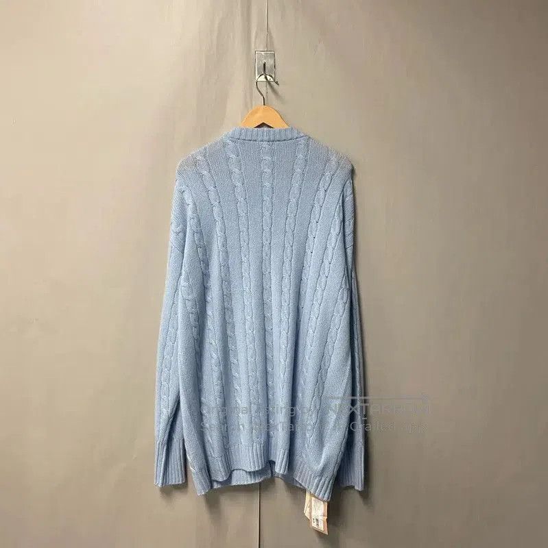 Miu Miu Miu Miu Light Blue Cotton Cardigan . Size L / US 10 / IT 46 - 2 Thumbnail