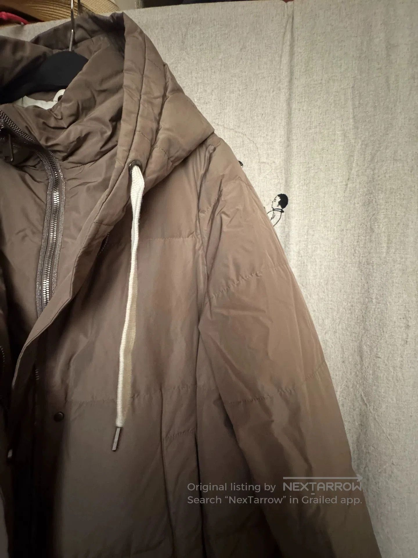 Brunello Cucinelli Brunello Cucinelli Long Hooded Down Coat. Size US M / EU 48-50 / 2 - 2 Thumbnail