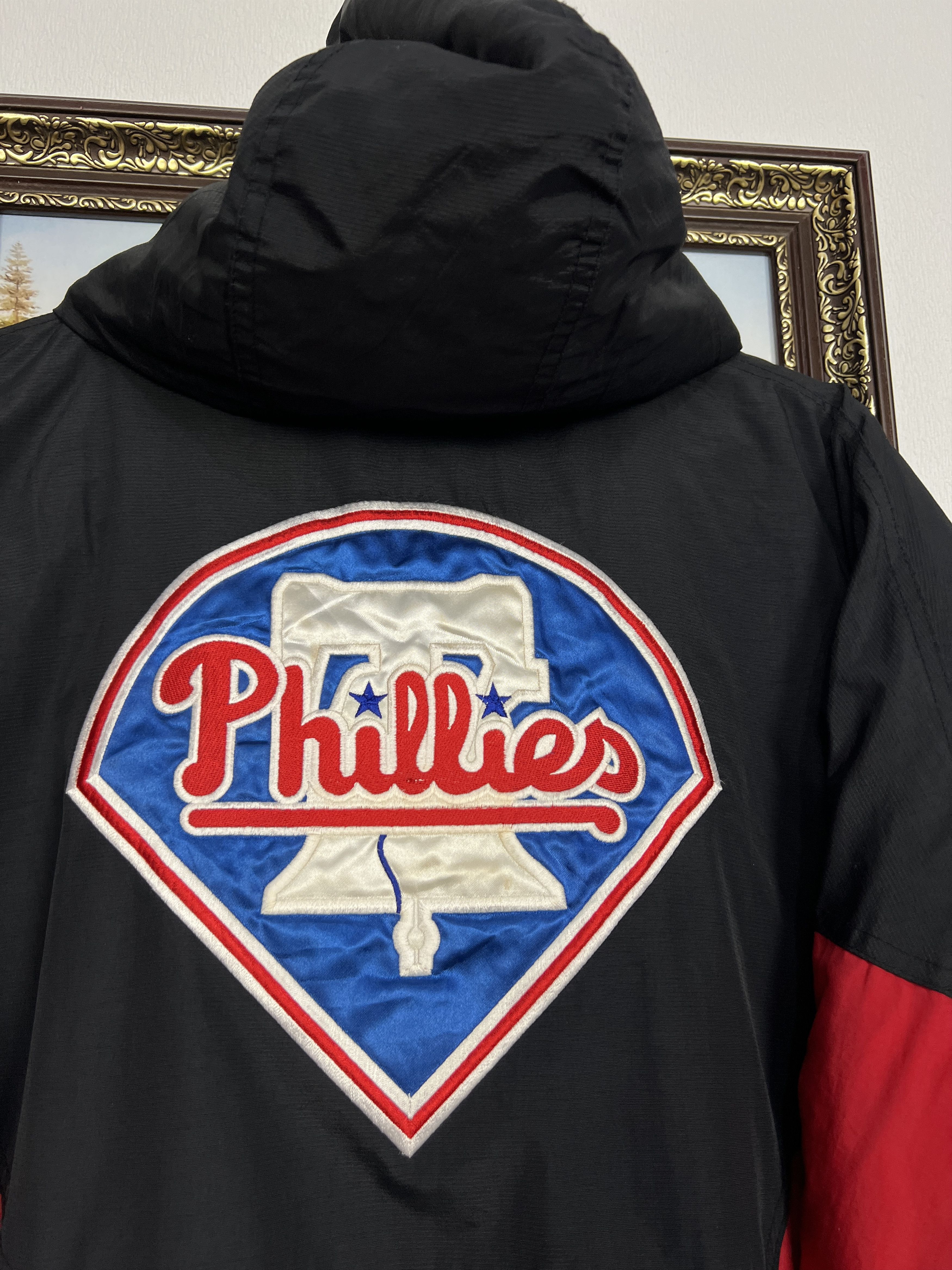 Starter Vintage 90’s Starter Philadelphia Phillies MLB Jacket Bomber Size US L / EU 52-54 / 3 - 13 Thumbnail