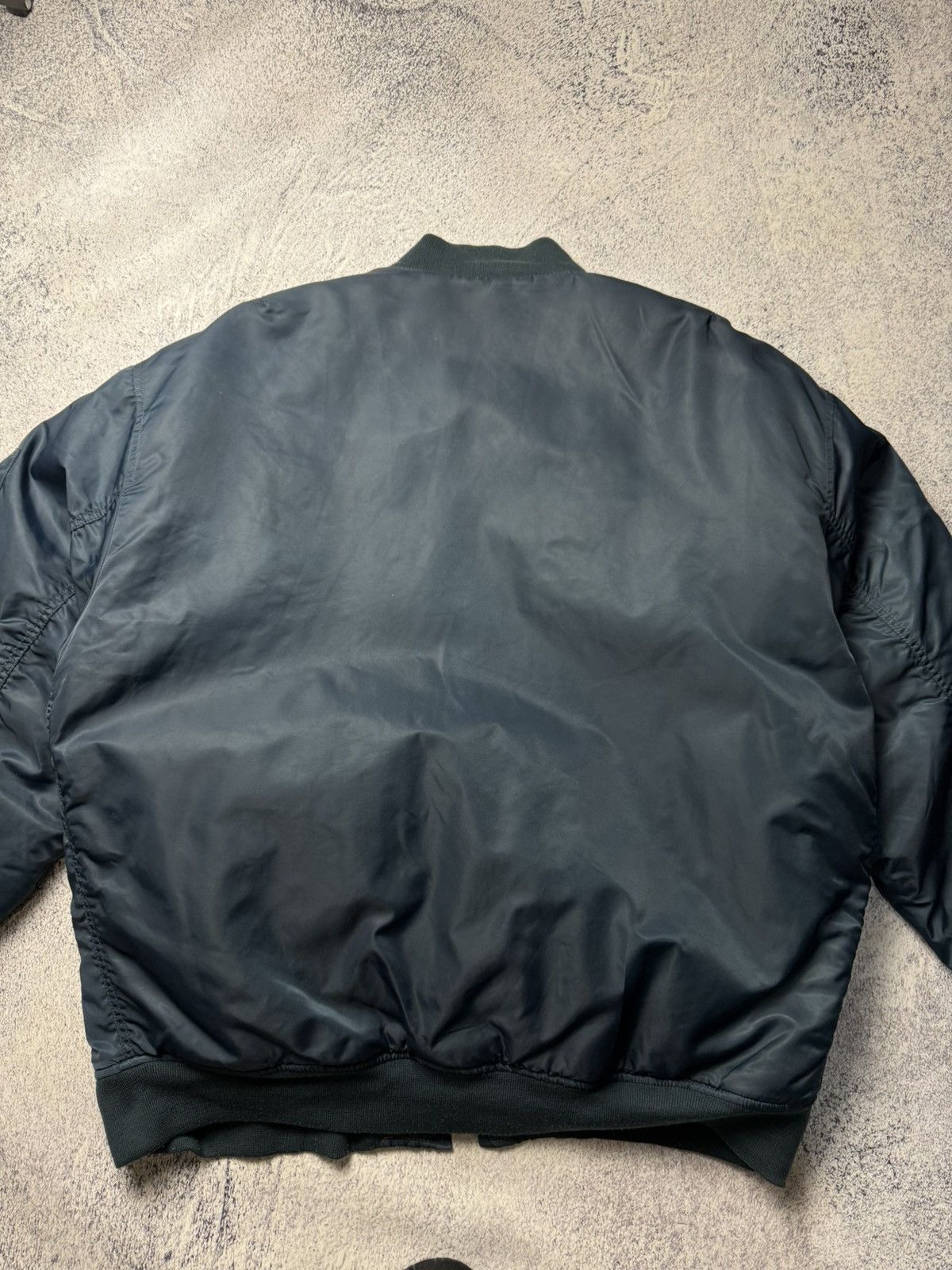 Alpha Industries Vintage Blue Reversible Bomber Jacket MA1 USA Y2K Size US XXL / EU 58 / 5 - 25 Thumbnail