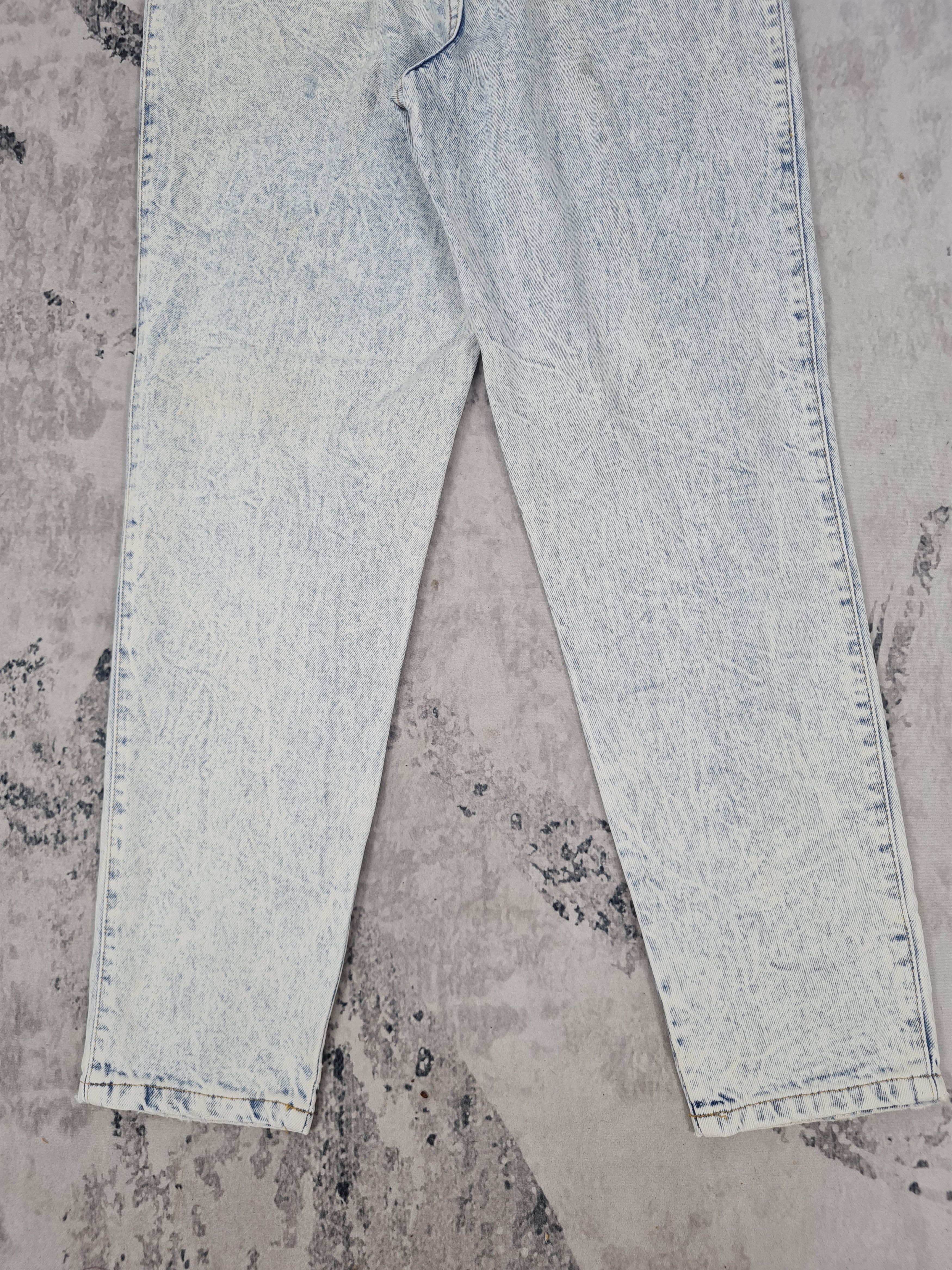 Japanese Brand Vtg SASSON Carrot Cut Faded Jeans Size 31x29.5 JB0145 Size 31" - 5 Thumbnail