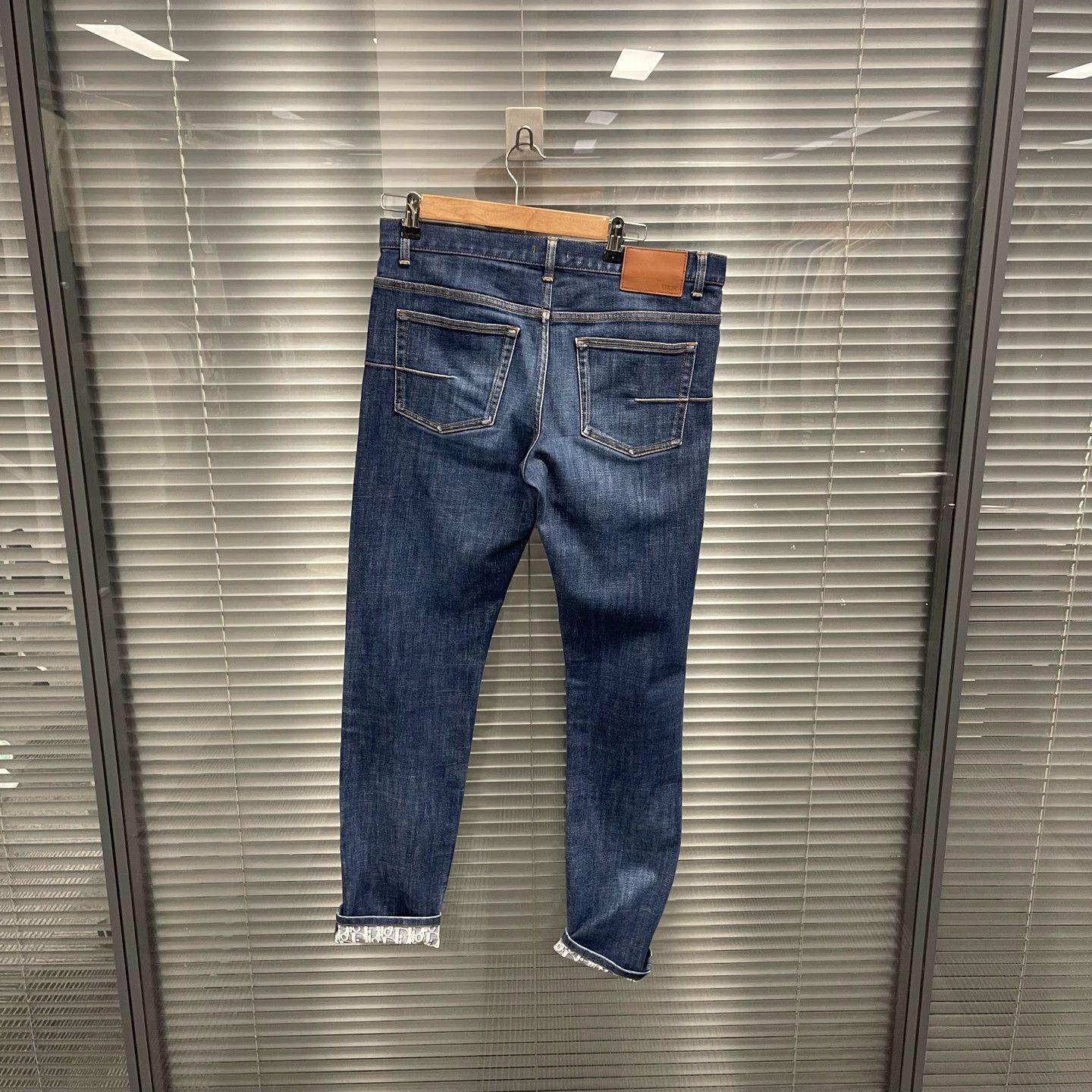 Dior Dior Inner Leg Full Print Jeans 36 99 New Size US 36 / EU 52 - 2 Thumbnail
