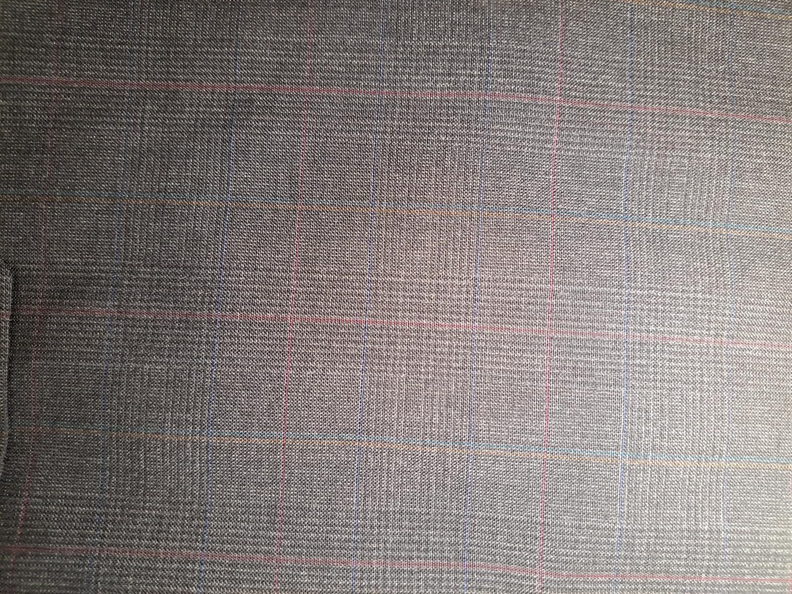 Hart Schaffner Marx Hart Schaffner Marx Sport Coat Mens 46R Gray Glen Plaid Size 46R - 5 Thumbnail