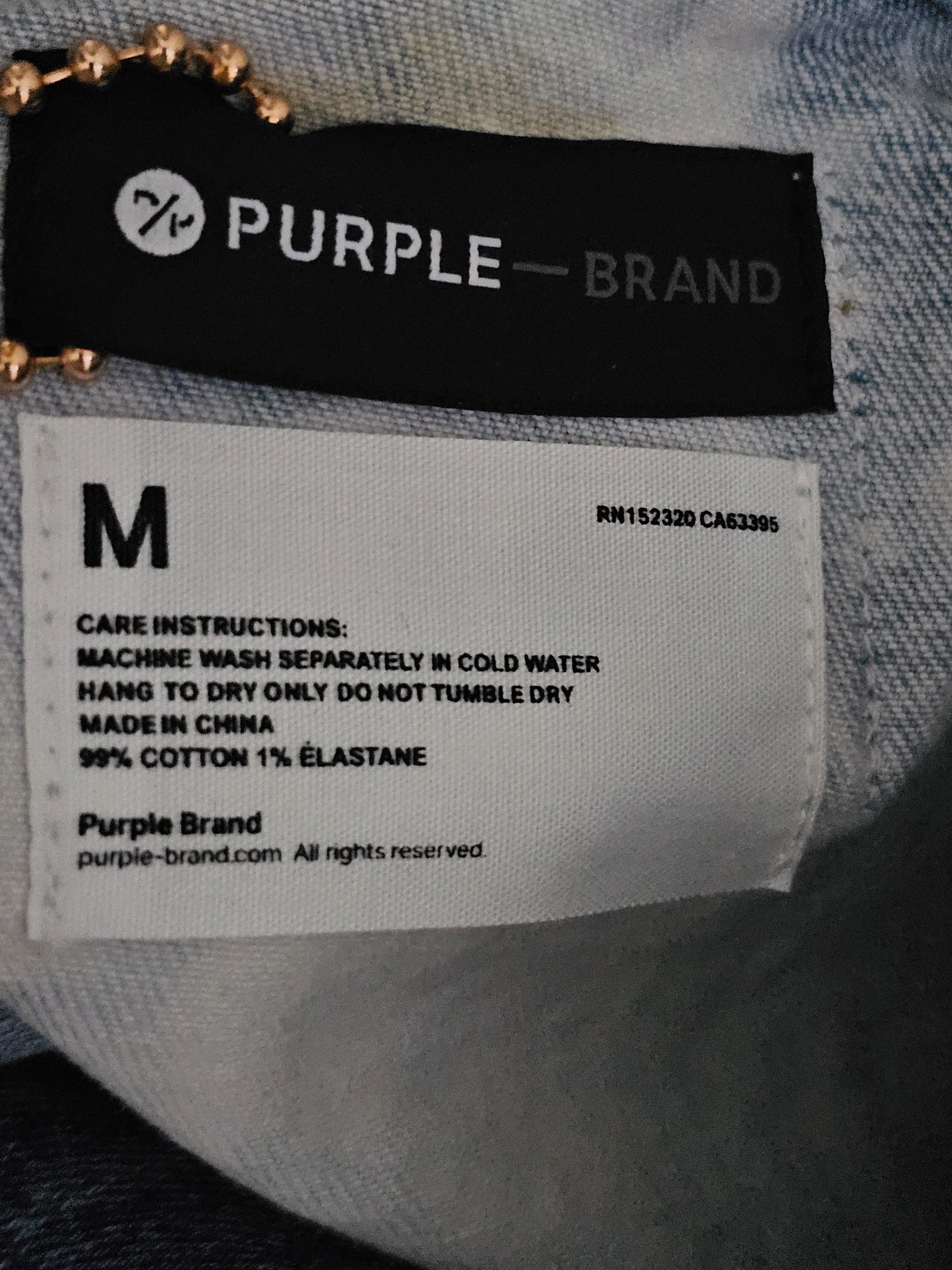 Purple Brand Purple Brand Mens Special Edition Tye Dye Denim Jacket Size US M / EU 48-50 / 2 - 15 Thumbnail