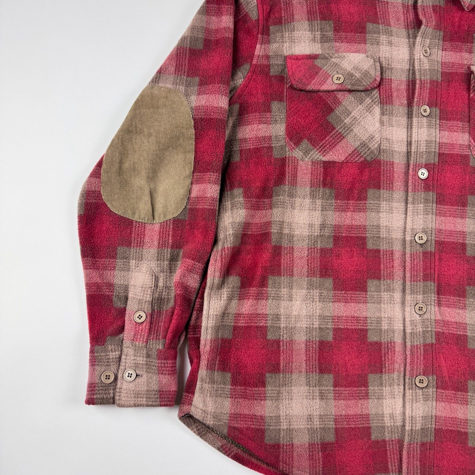 Orvis Ducks Unlimited Fleece L Plaid Hunting Shacket Workwear Size US L / EU 52-54 / 3 - 2 Thumbnail