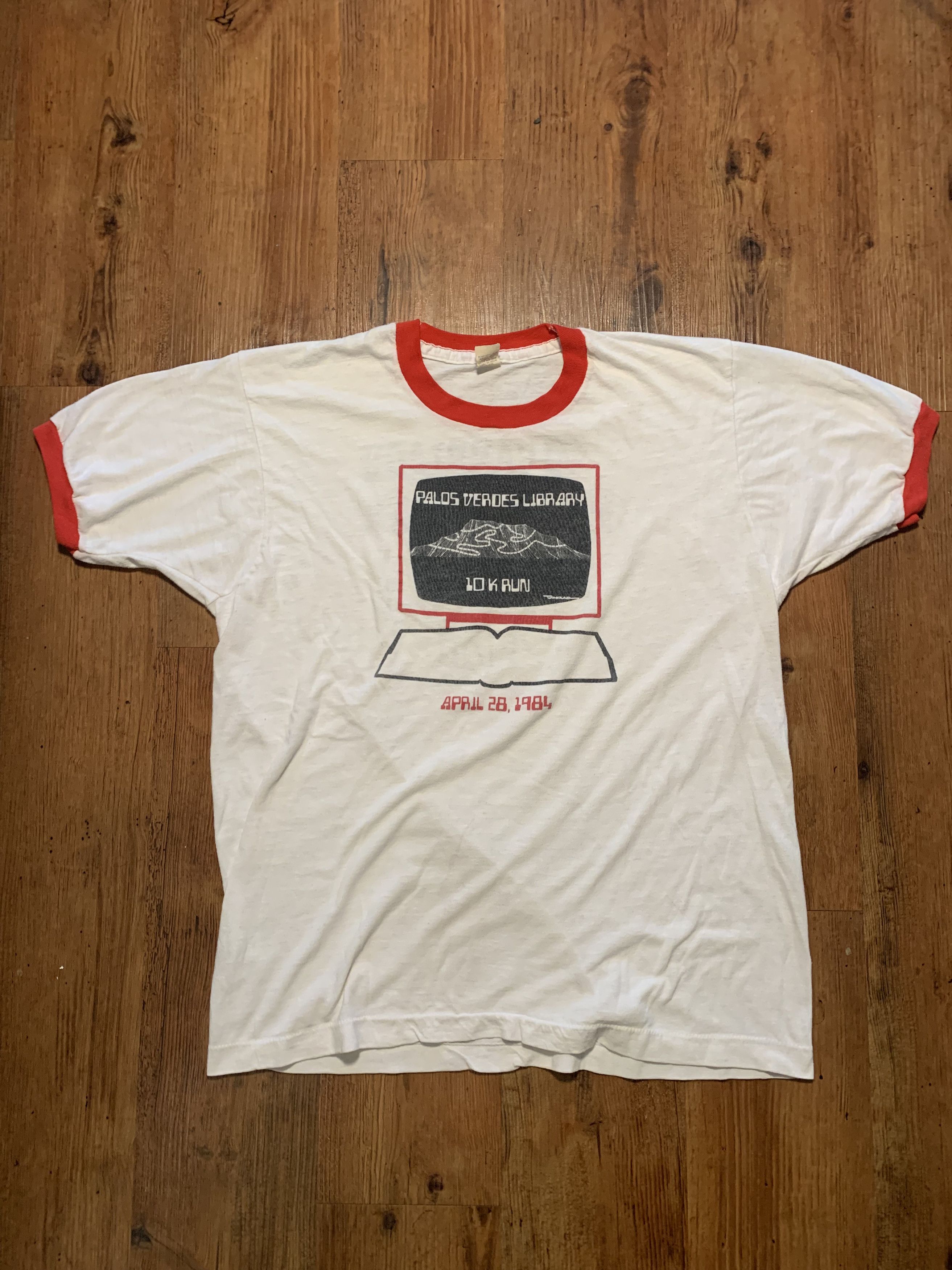 Vintage *Super Rare* 1984 Palos Verdes Library 10K Run Size US S / EU 44-46 / 1 - 1 Thumbnail