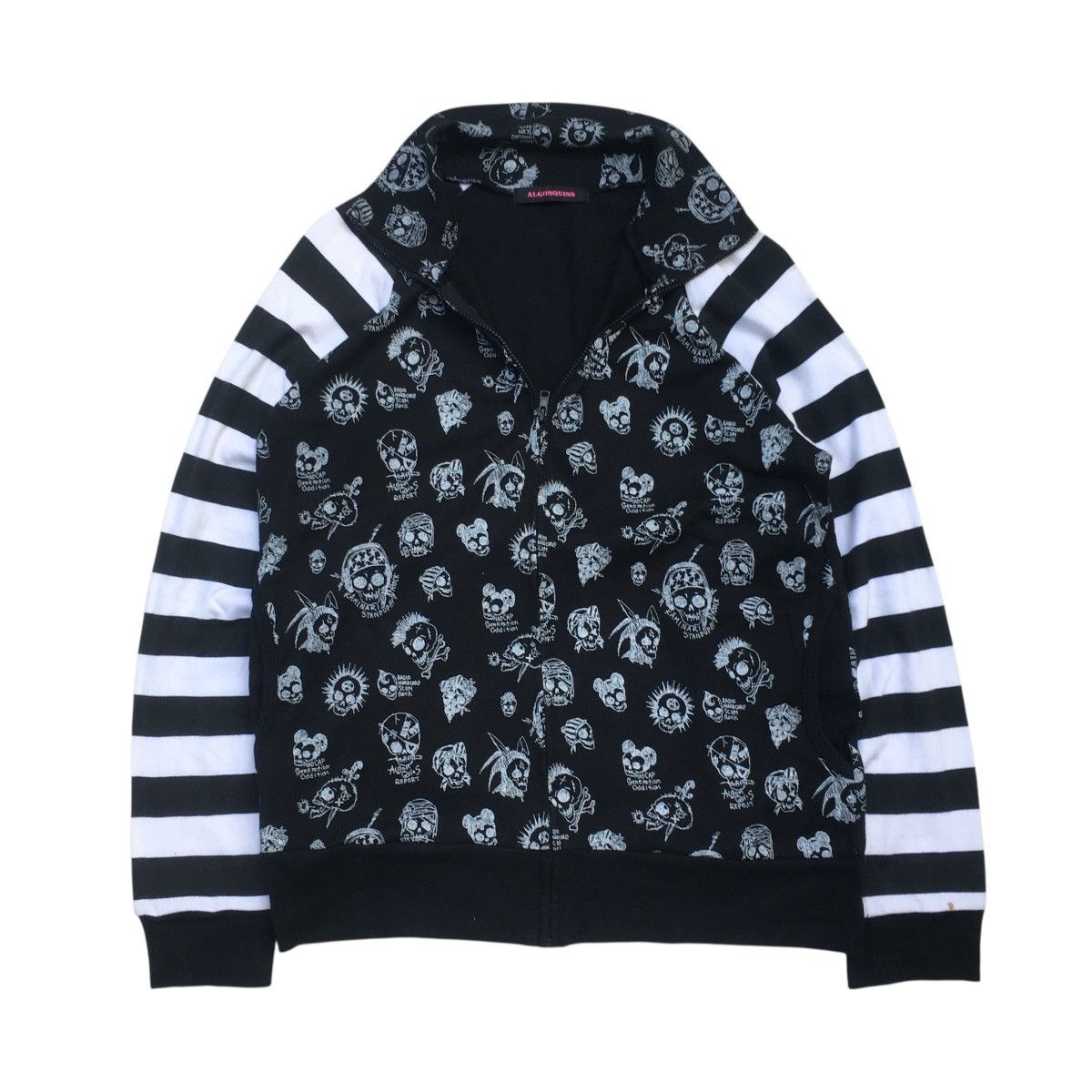 If Six Was Nine Algonquins Full Zip Skull Grunge Punk LGB Jacket Size US M / EU 48-50 / 2 - 1 Thumbnail