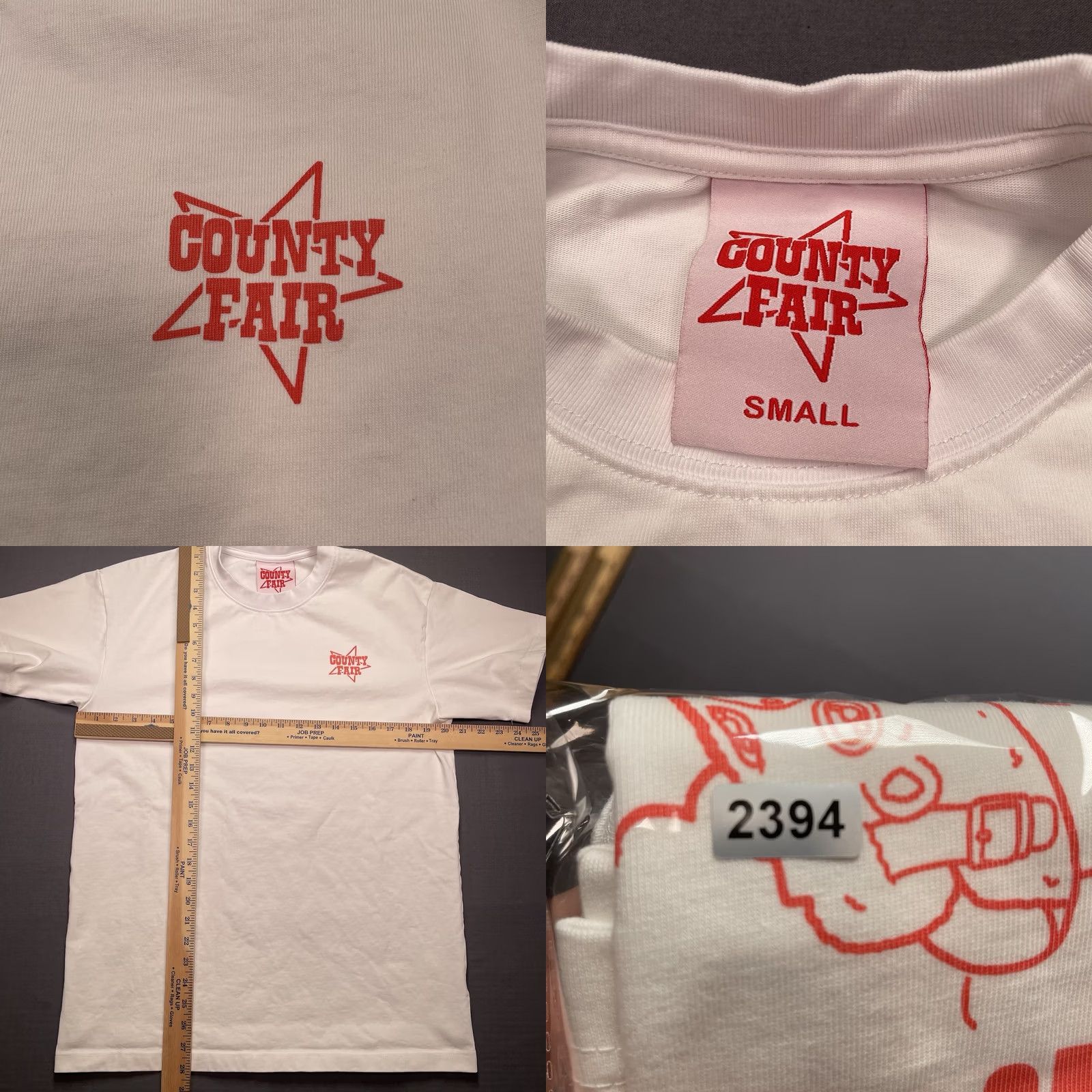 Vintage ComplexCon Shirt Mens S Hong Kong 2025 County Fair Mf Doom Kirby Circus White T-Shirt Size S Mens Boys Girls Size US S / EU 44-46 / 1 - 8 Thumbnail
