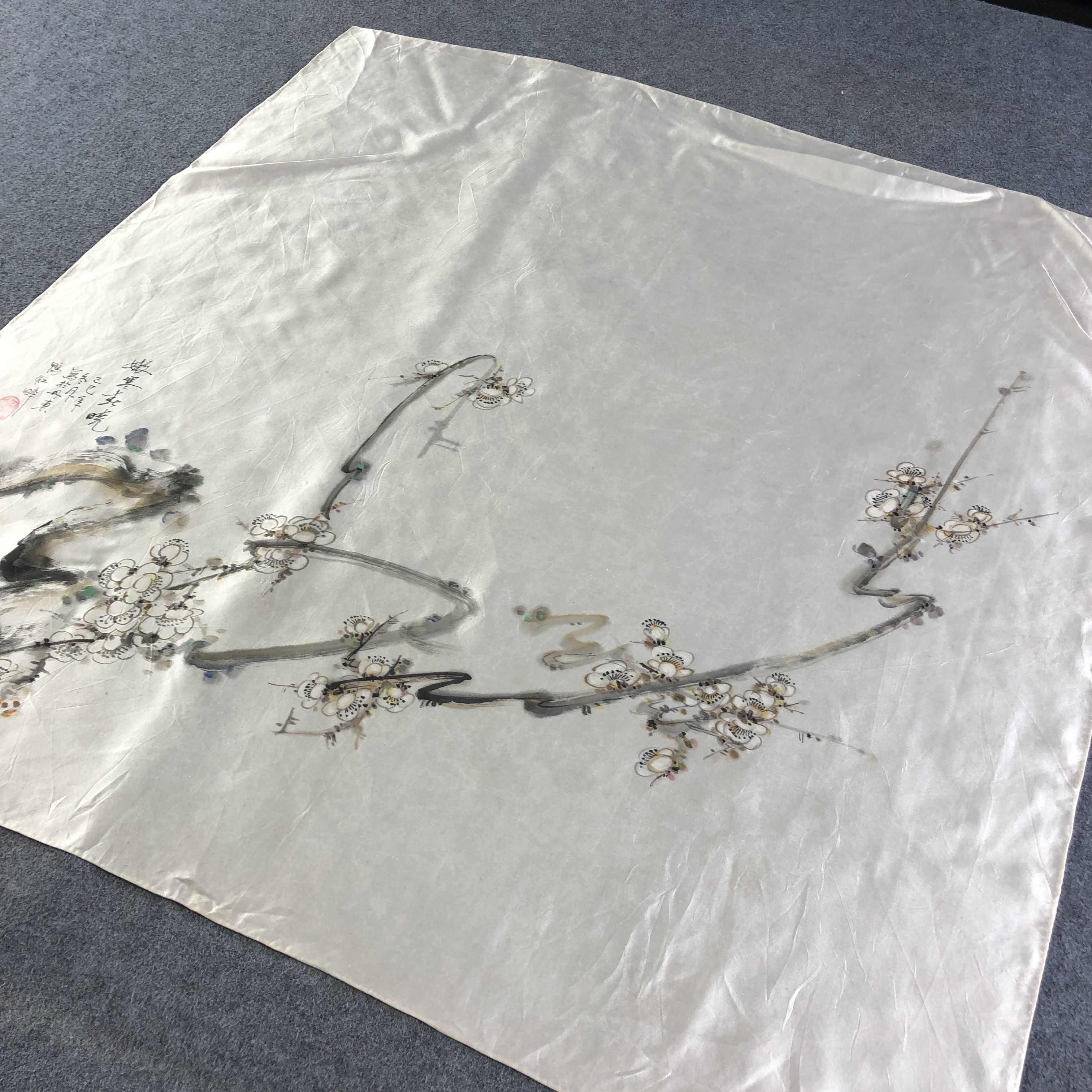 Japanese Brand Japanese Art Silk Scarf M479 Size ONE SIZE - 2 Thumbnail