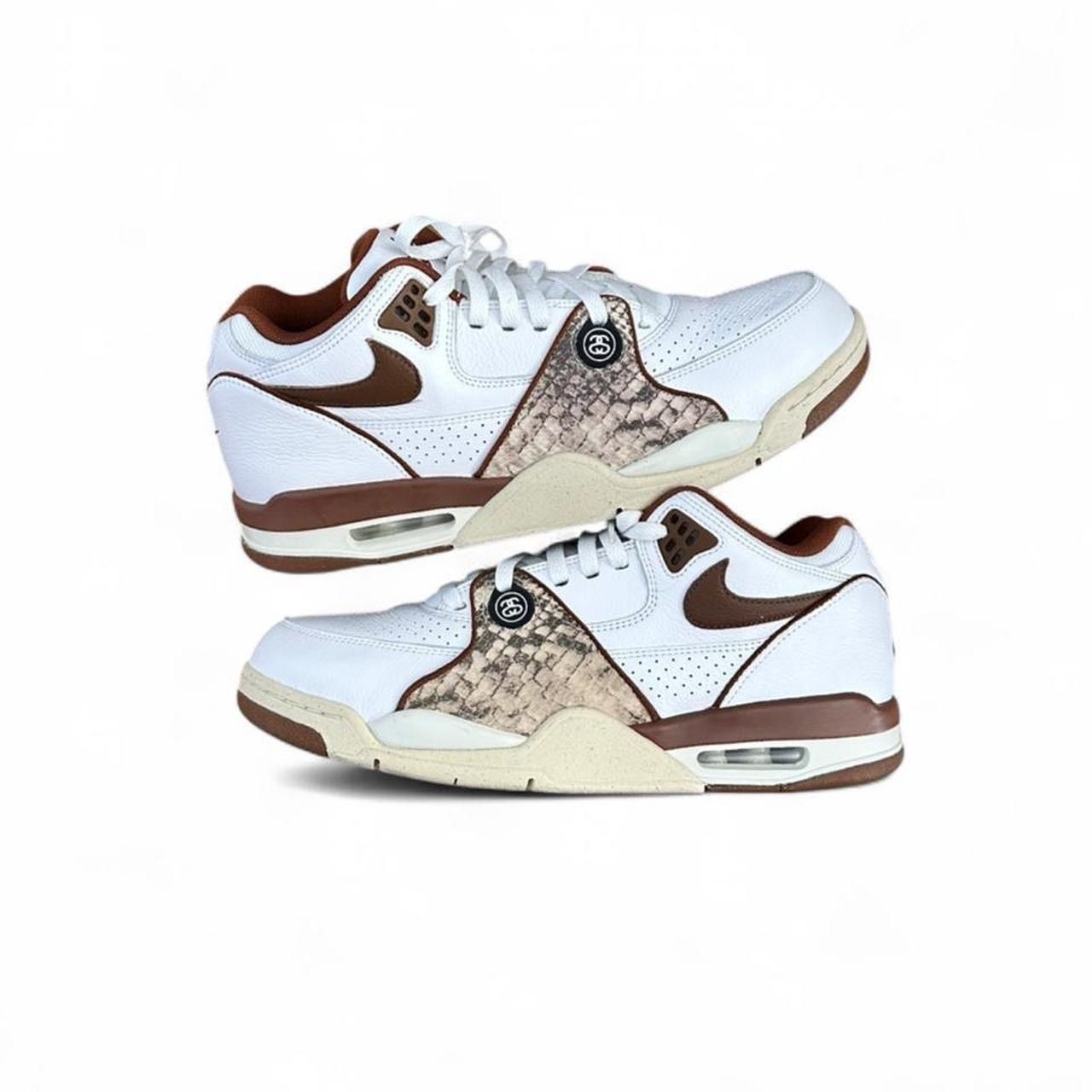 Nike × Stussy Stussy x Nike Air Flight 89 Low SP Pecan Brown Snakeskin Size US 11 / EU 44 - 1 Thumbnail