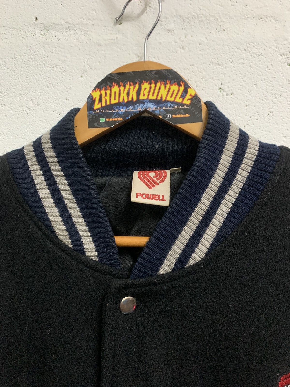 Powell Peralta Vintage Early 2000s Powell Peralta Varsity Wool Jacket Size US M / EU 48-50 / 2 - 13 Thumbnail