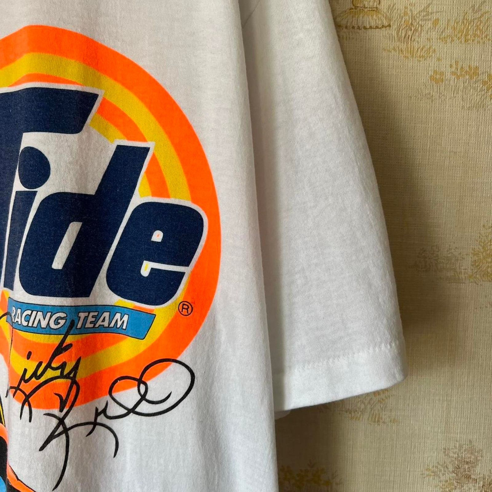Hanes Vintage 90s Ricky Rudd Tide NASCAR T-Shirt | Size XL Size US XL / EU 56 / 4 - 4 Thumbnail