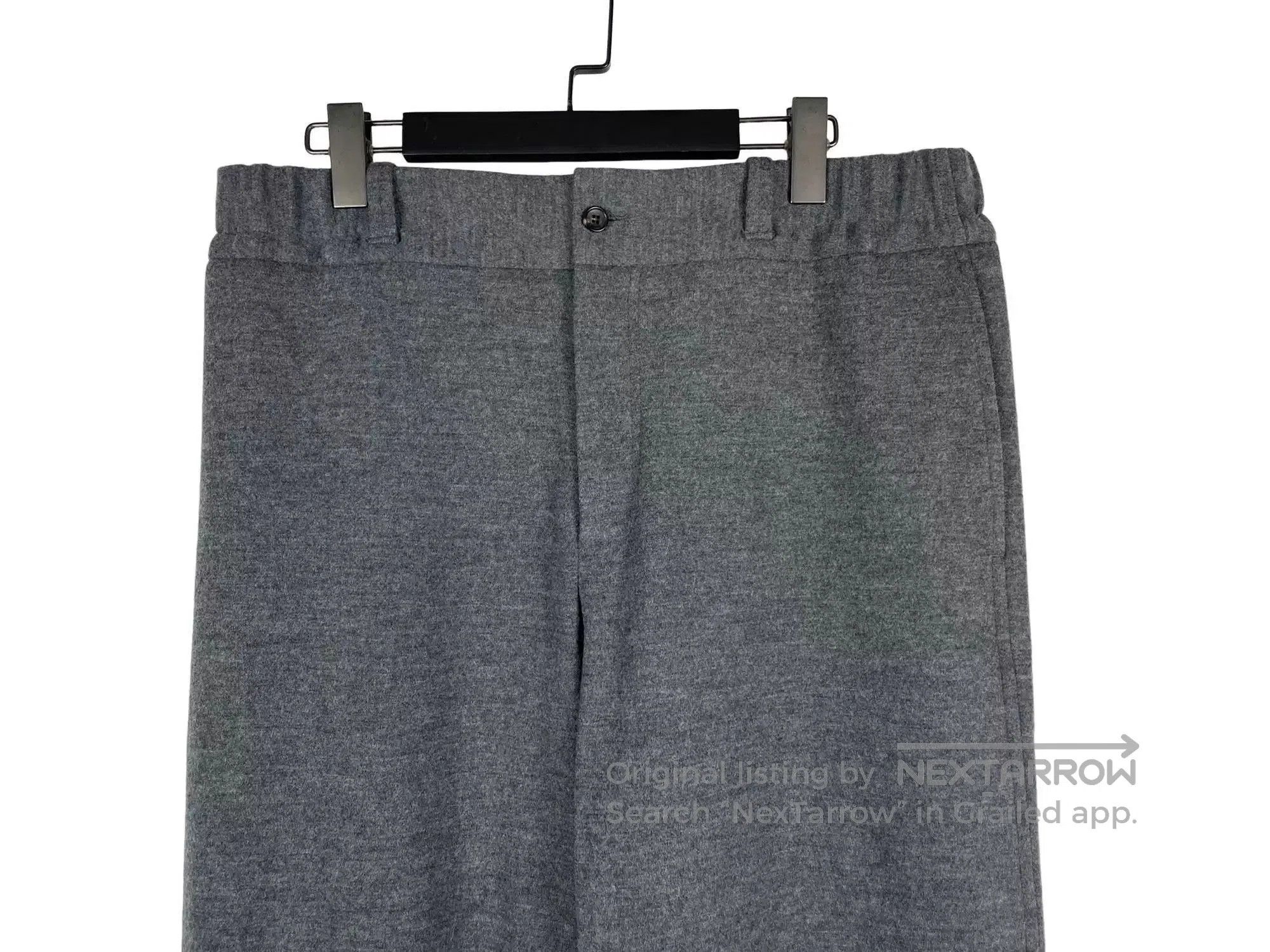 Lanvin LANVIN Gray Elasticated Waist Wool Pants. Size US 36 / EU 52 - 3 Thumbnail