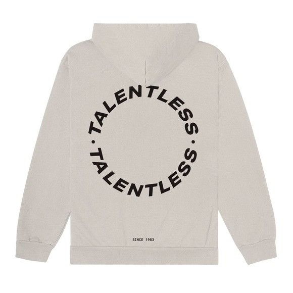Designer × Talentless NEW MENS TALENTLESS CIRCLE LOGO BONE HOODIE SZ LARGE L Size US L / EU 52-54 / 3 - 2 Thumbnail