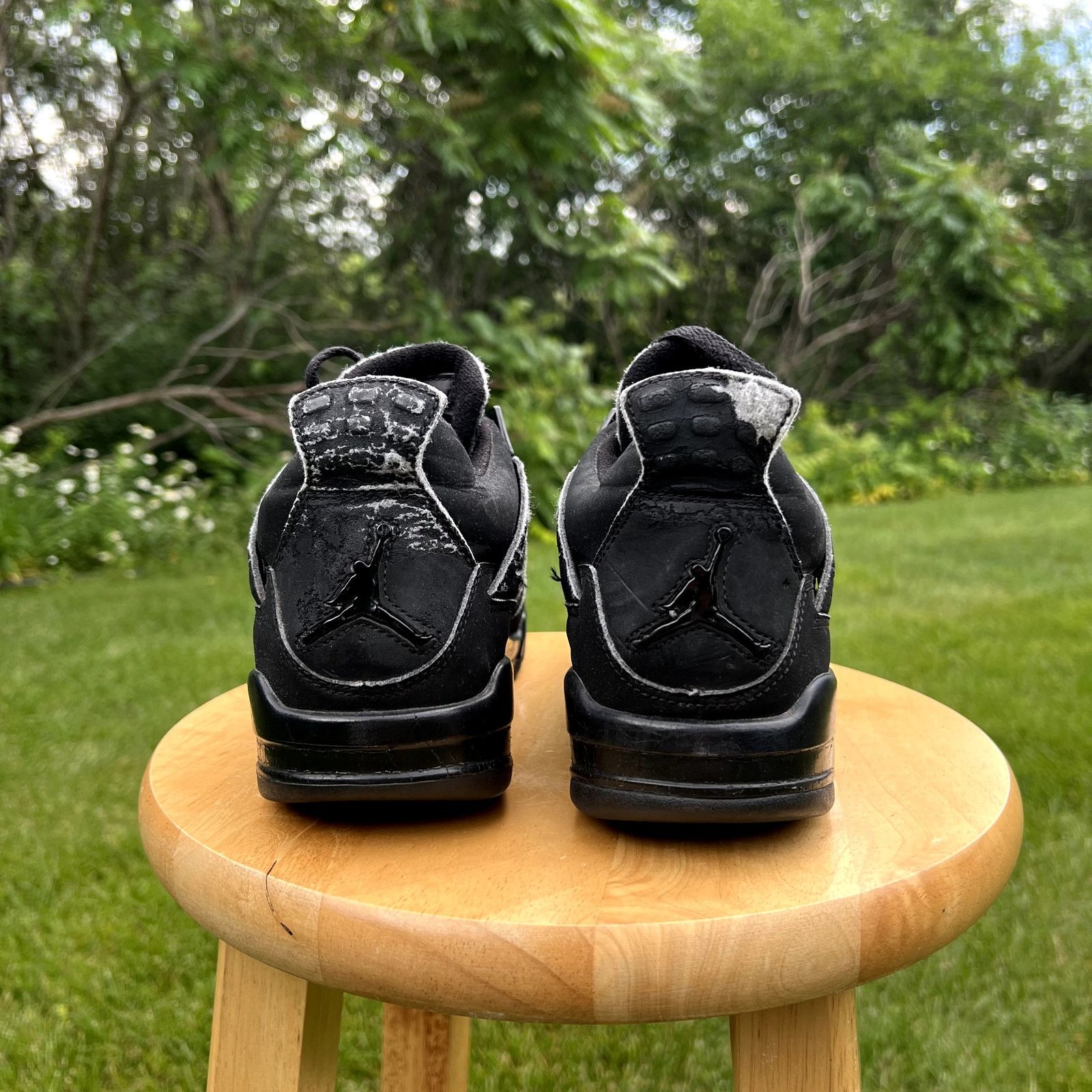 Jordan Brand × Nike Nike Air Jordan 4 Retro Black Cat 2006 Men's Shoes - Size 9 Size US 9 / EU 42 - 6 Thumbnail