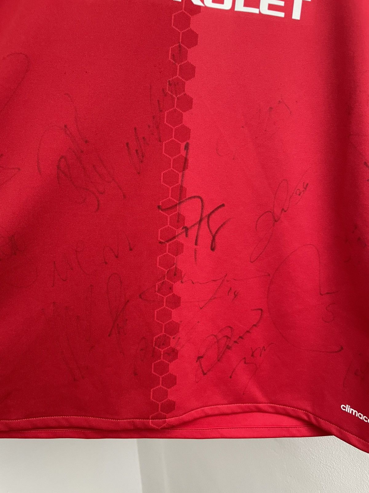 Adidas Manchester United 2016 2017 Signed Football Shirt Jersey Size US L / EU 52-54 / 3 - 6 Thumbnail