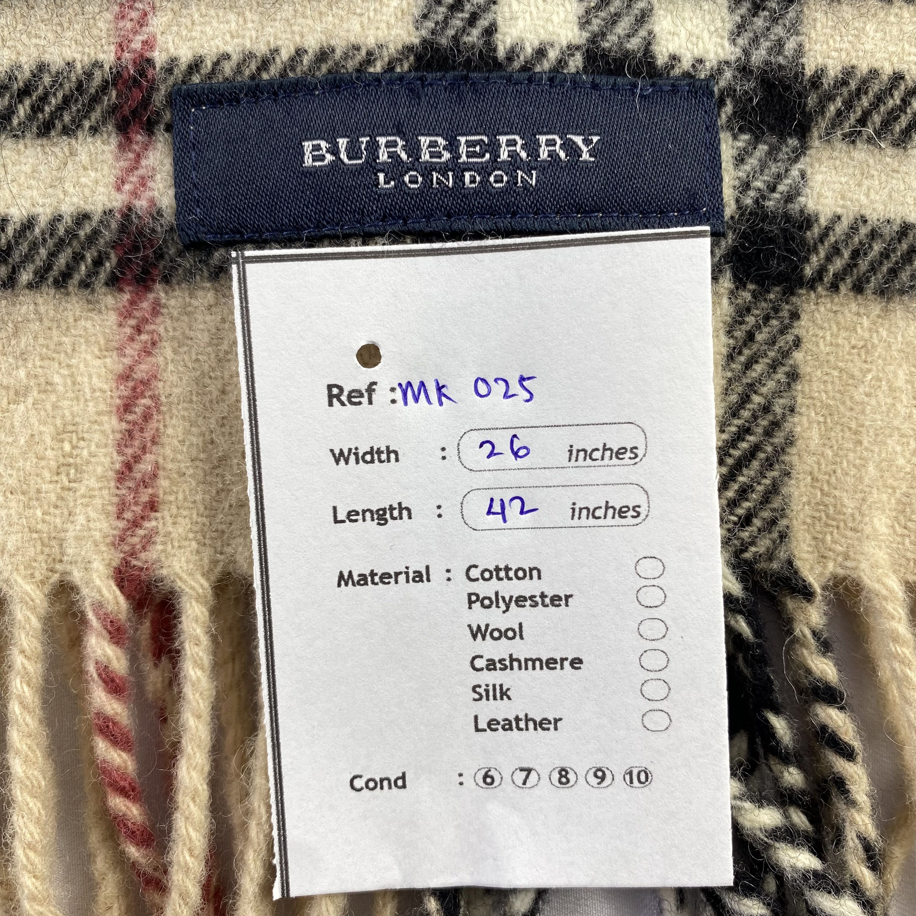 Burberry Burberry Scarf Neck Wrap Big Size Muffler Size ONE SIZE - 11 Thumbnail