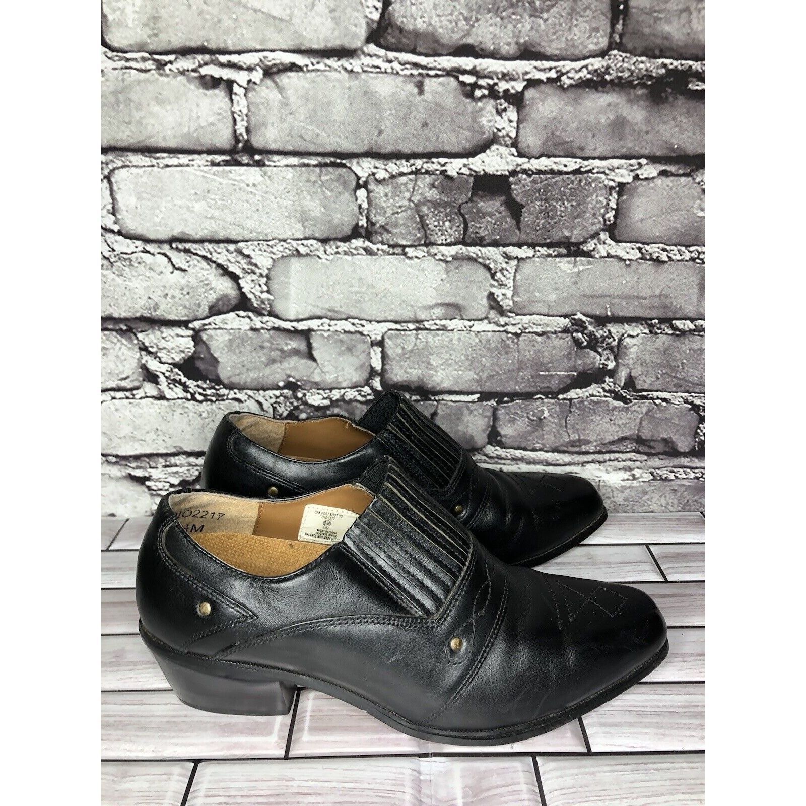 Other Dingo Black Leather Casual Low Cut Heel Booties Shoes Women Size US 9.5 / IT 39.5 - 18 Thumbnail
