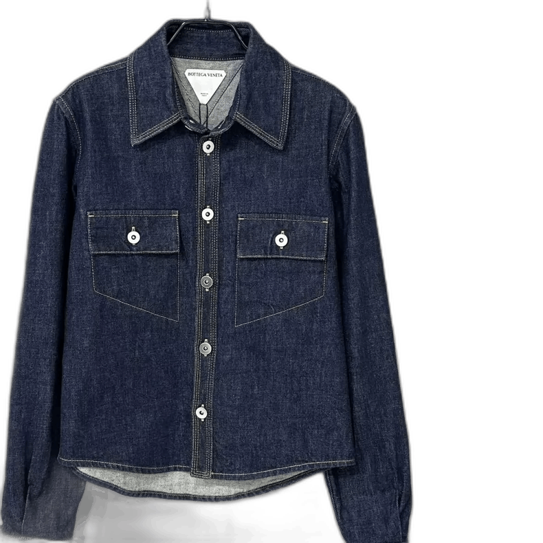 Bottega Veneta Denim Jacket with Pockets