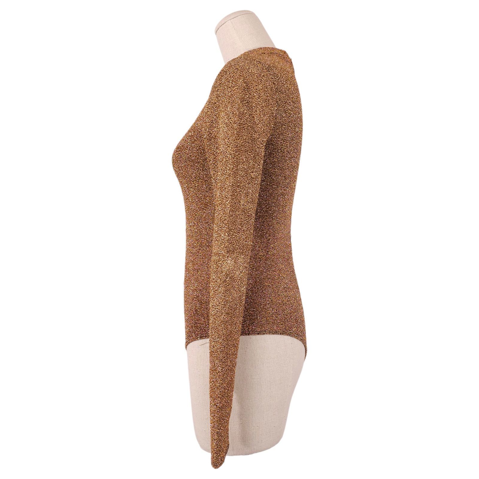 Show Me Your MuMu Show Me Your Mumu Party Time Bodysuit Gold Sz Small Size S / US 4 / IT 40 - 2 Thumbnail