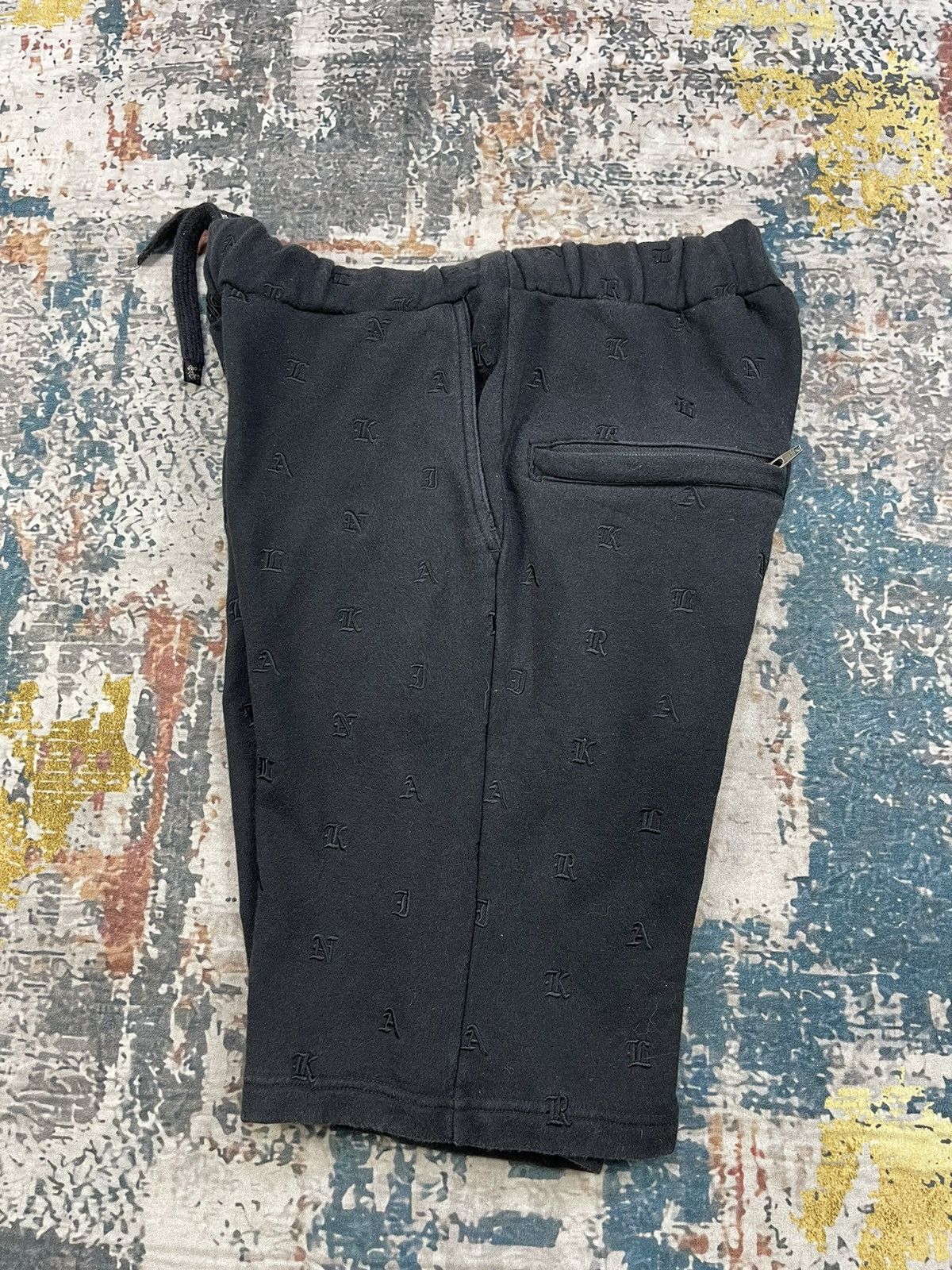 Karl Kani Karl Kani Short Sweat With All Over Micro Embroidery Size US 30 / EU 46 - 6 Thumbnail