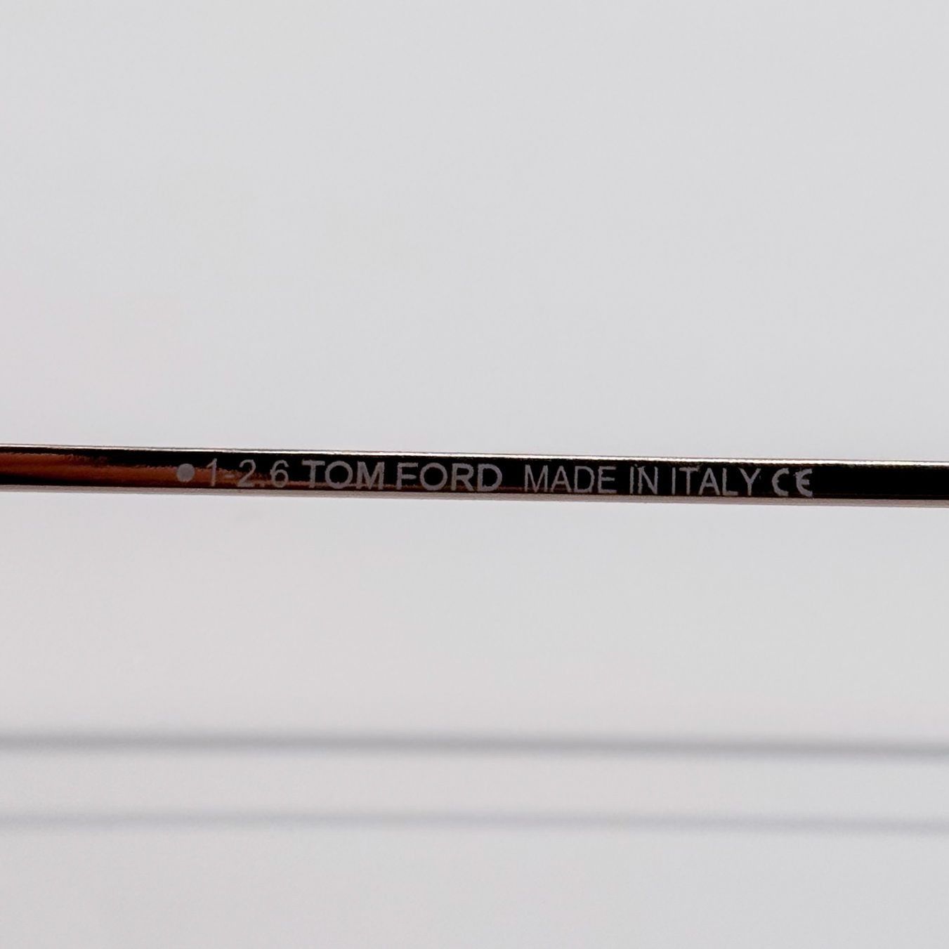 New Tom Ford Ace-02 TF551 28N Round Gold Green Unisex Sungla display picture 2