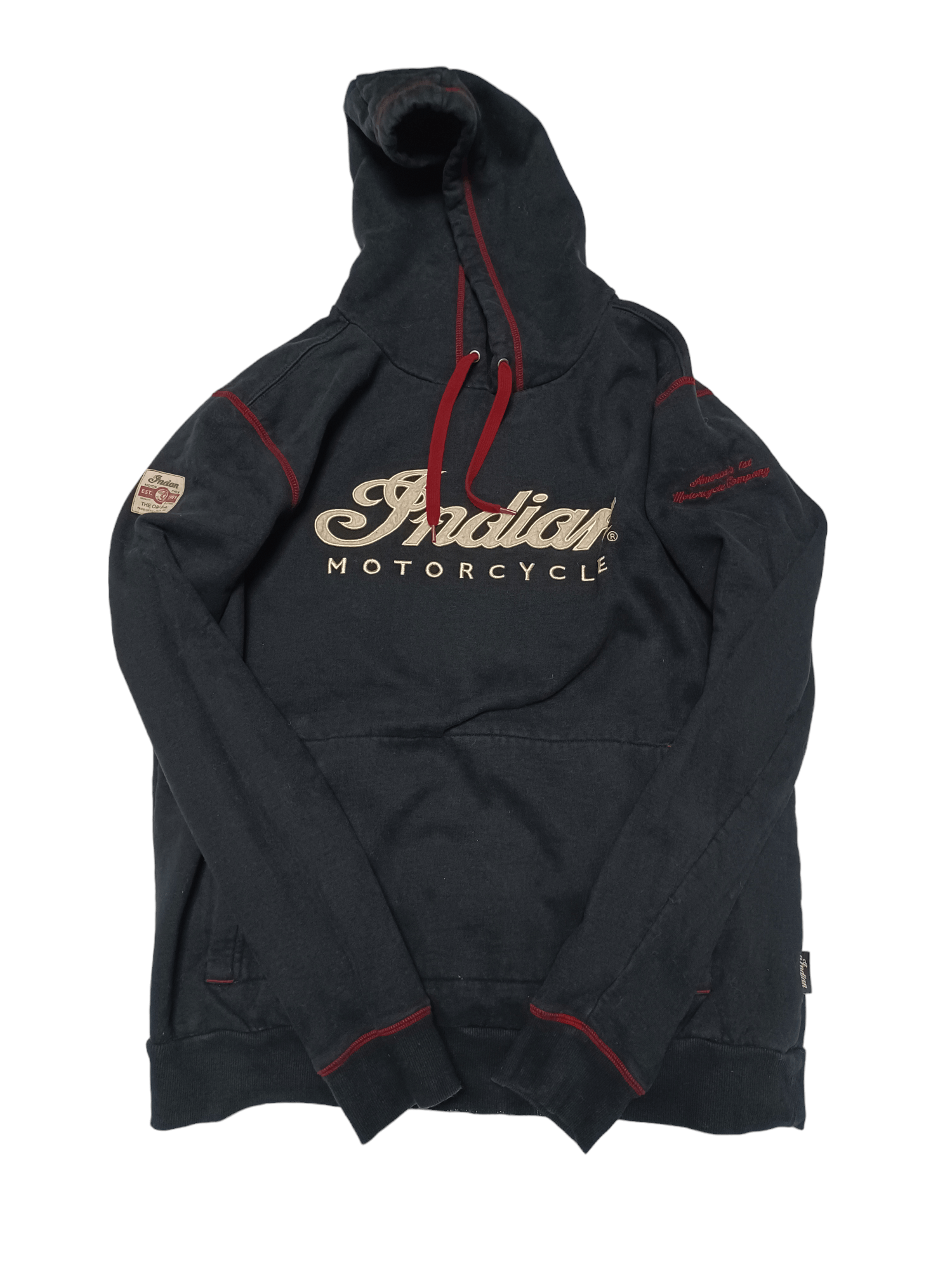Indian Motorcycle Indian Motercycles big embroidered logo sweatshirt on fleece Size US L / EU 52-54 / 3 - 2 Thumbnail