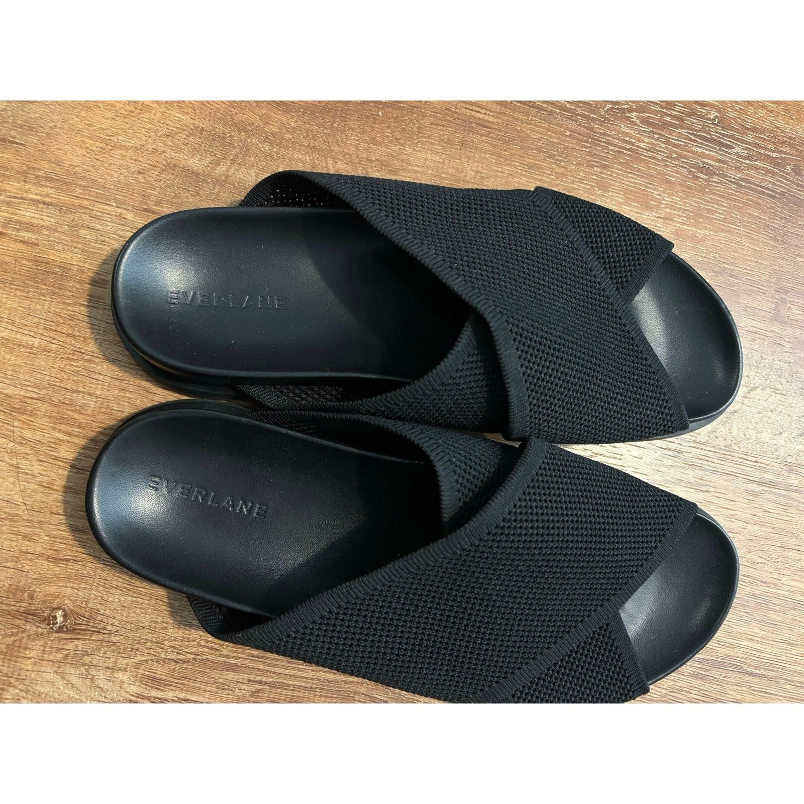 Everlane NEW Everlane The ReKnit Form Crossover Sandal Black Size 9 Size US 9 / IT 39 - 6 Thumbnail