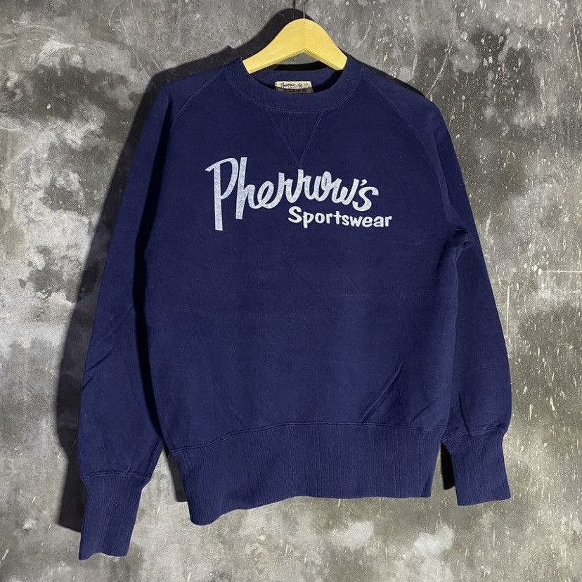 Japanese Brand × Pherrow's × Vintage Pherrows sportwear heavy sweathershirt Size US M / EU 48-50 / 2 - 1 Thumbnail