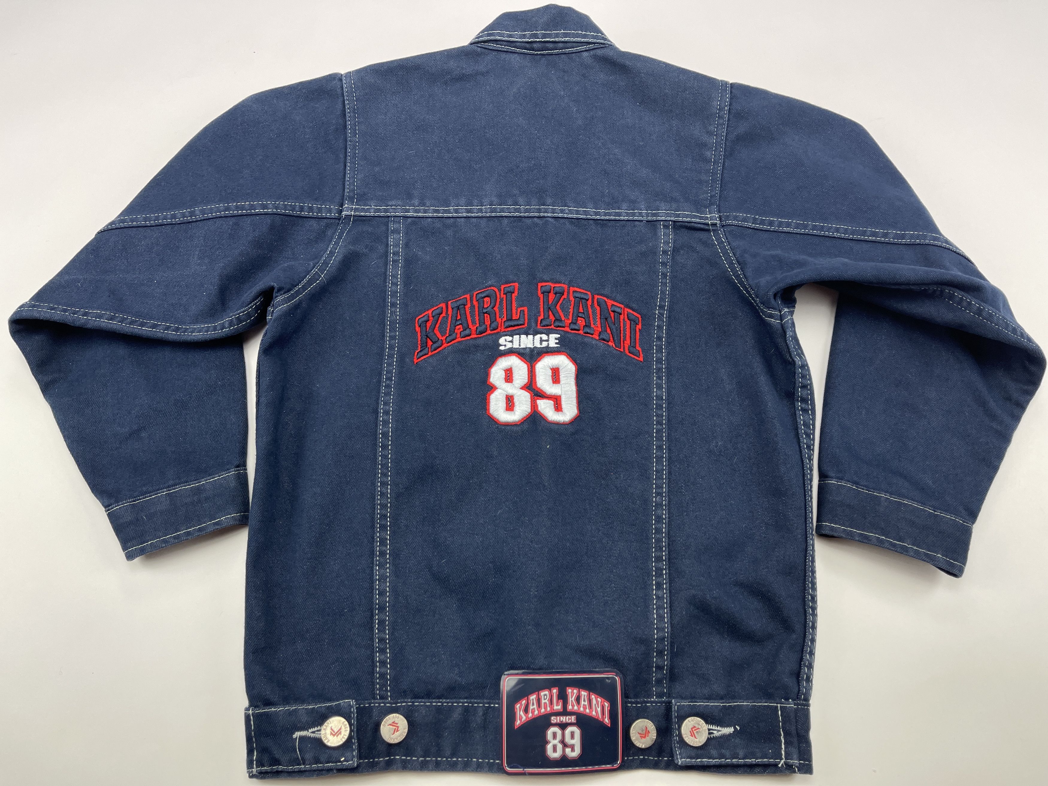 Karl Kani Womens Karl Kani jeans jacket, vintage Kani Ladies denim XS Size XS / US 0-2 / IT 36-38 - 3 Thumbnail