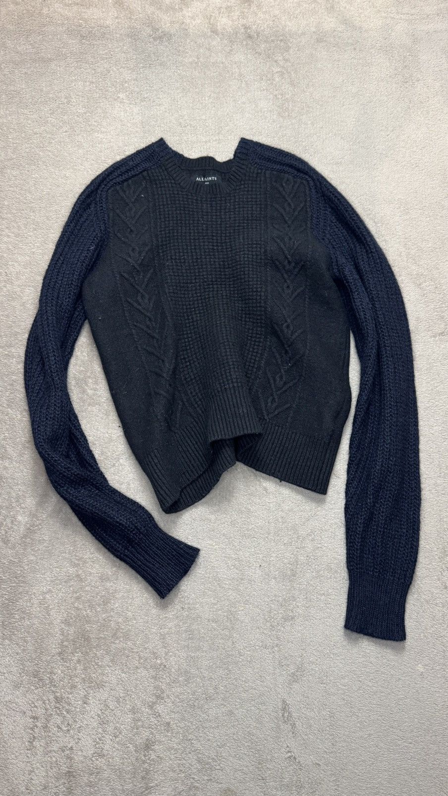 Allsaints Vntage Y2K Cropped knit lambswool mohair sweater lgb cdg Size US M / EU 48-50 / 2 - 2 Thumbnail