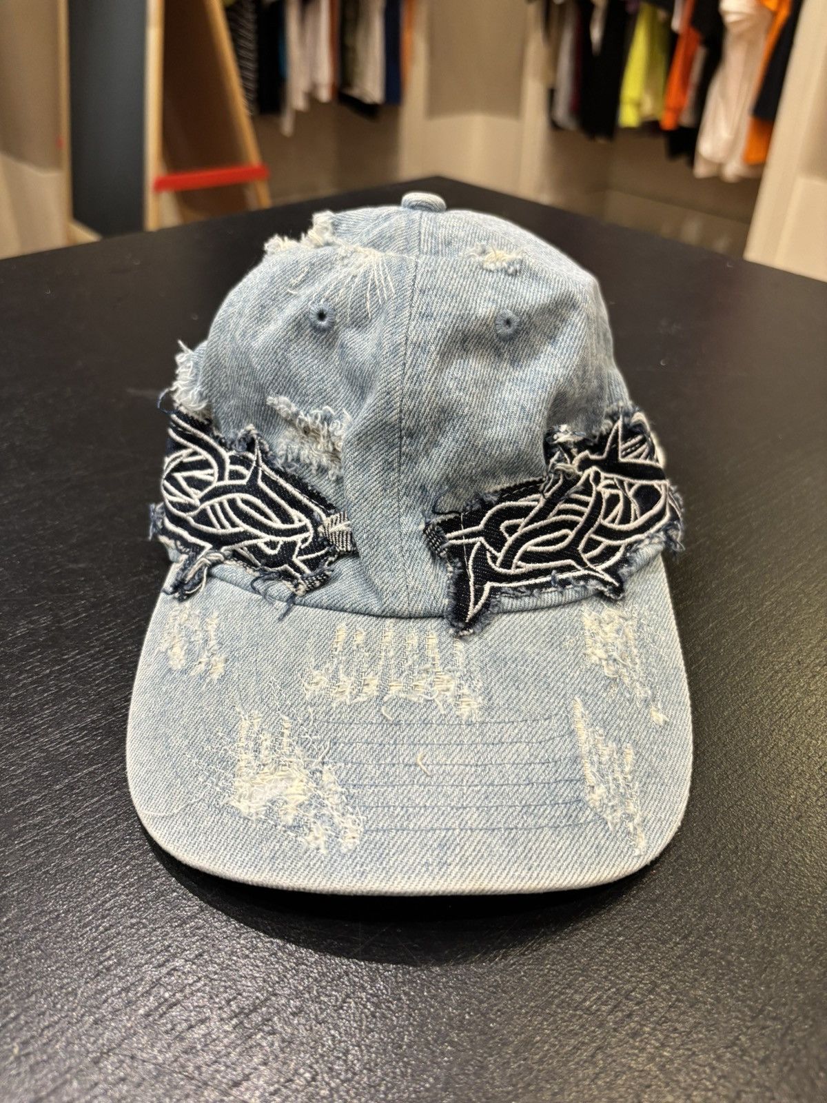 Who Decides War Who Decides War Barbed Embroidery Hat Size ONE SIZE - 1 Thumbnail