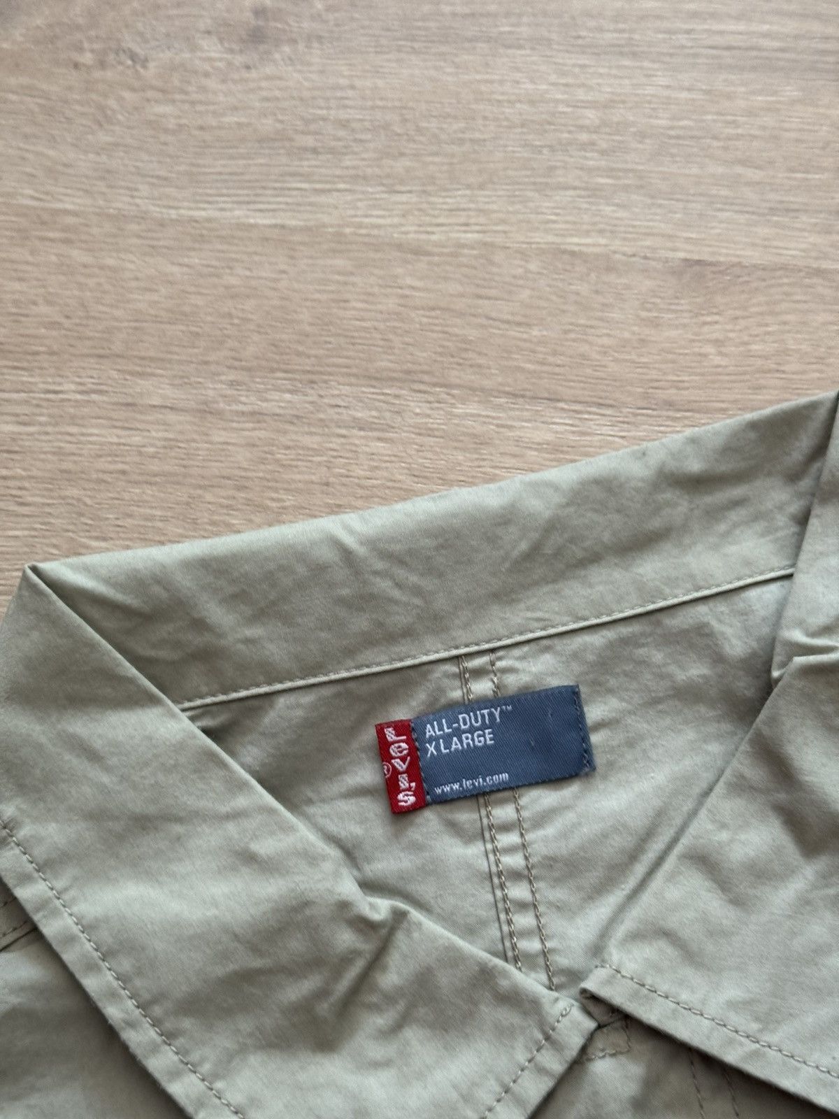 Levi's Vintage 00’s Levi’s All Duty y2k Full Zip Shirt Size US XL / EU 56 / 4 - 6 Thumbnail
