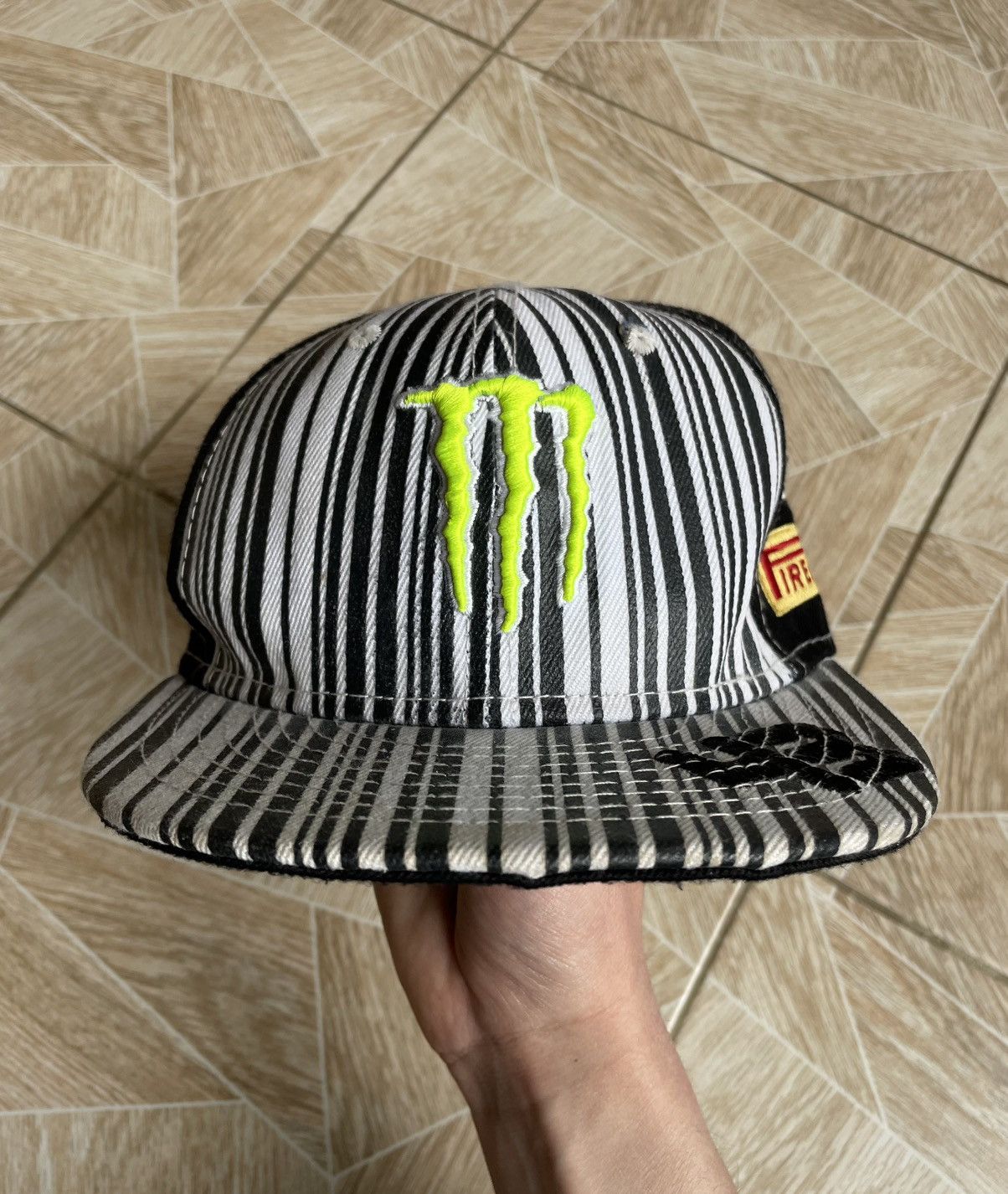 DC Vintage Racing DC Shoes Monster Energy Pirelli SnapBack Cap Size ONE SIZE - 3 Thumbnail